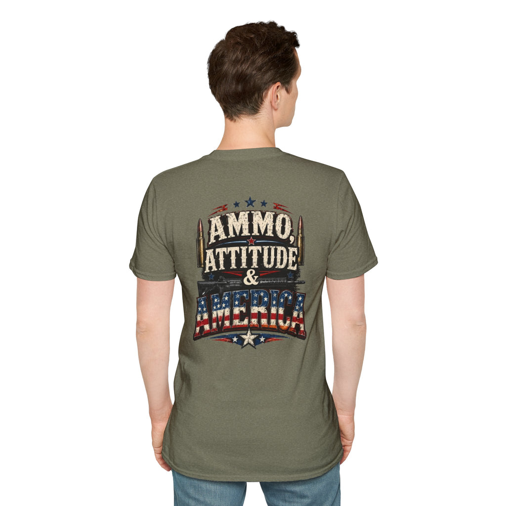 T-Shirt — Ammo, attitude and America