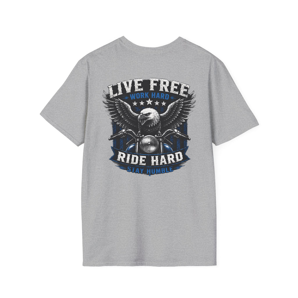 Trade Raised Ride T-Shirt — Vintage Hunting Camp Logo Tee