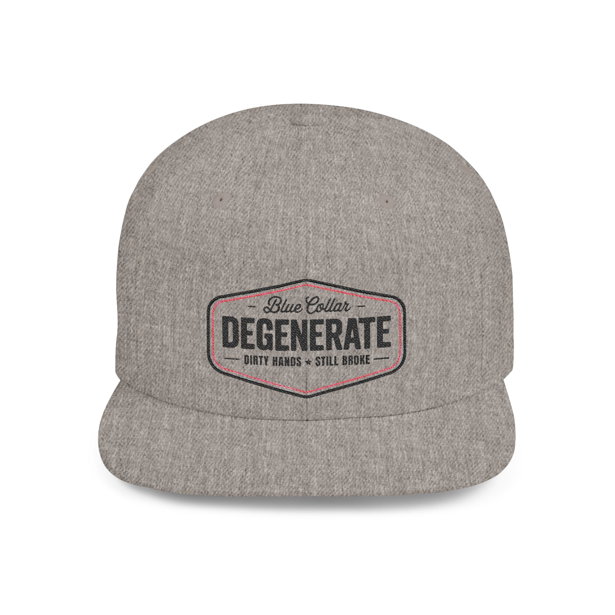 Snapback Hat — "Degenerate" Embroidered