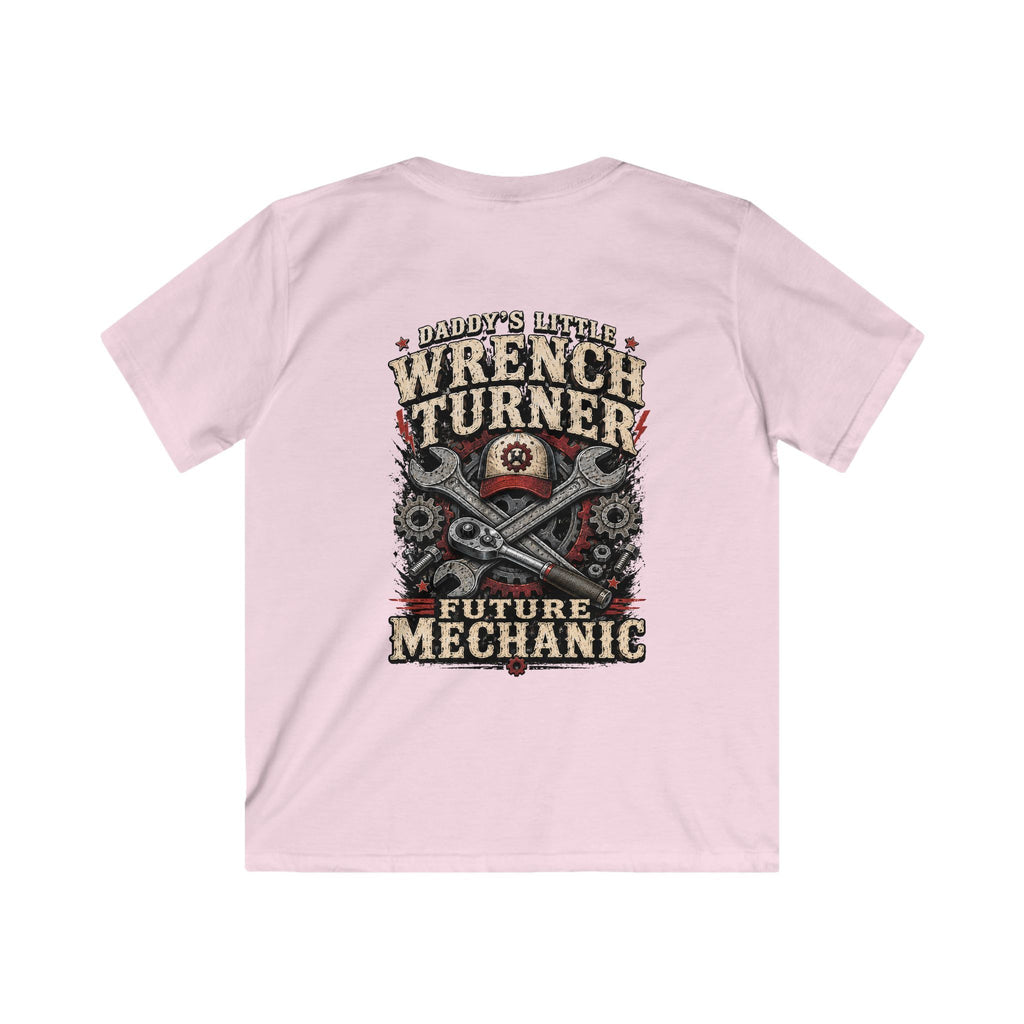 Kids Wrench Turner Tee — Future Mechanic Graphic T-Shirt