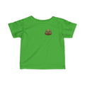 Infant Tee — "Feral & Free" Patriotic Raccoon Baby Shirt
