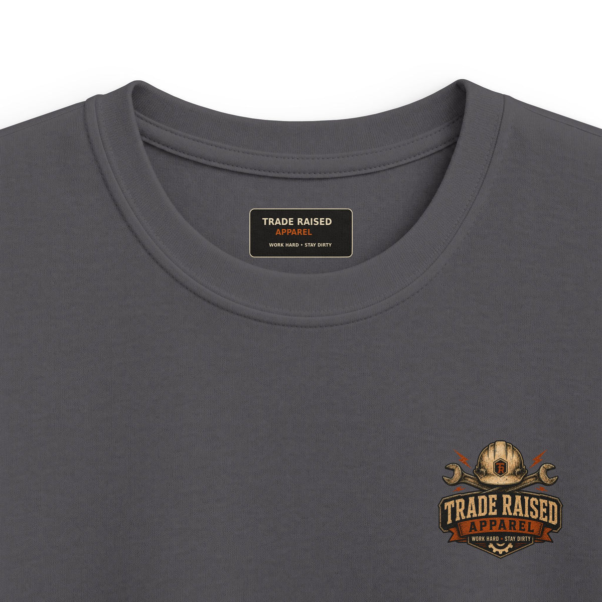 Kids Tee — Tropical Fishing Sunset Graphic (Back) with Small Front Logo