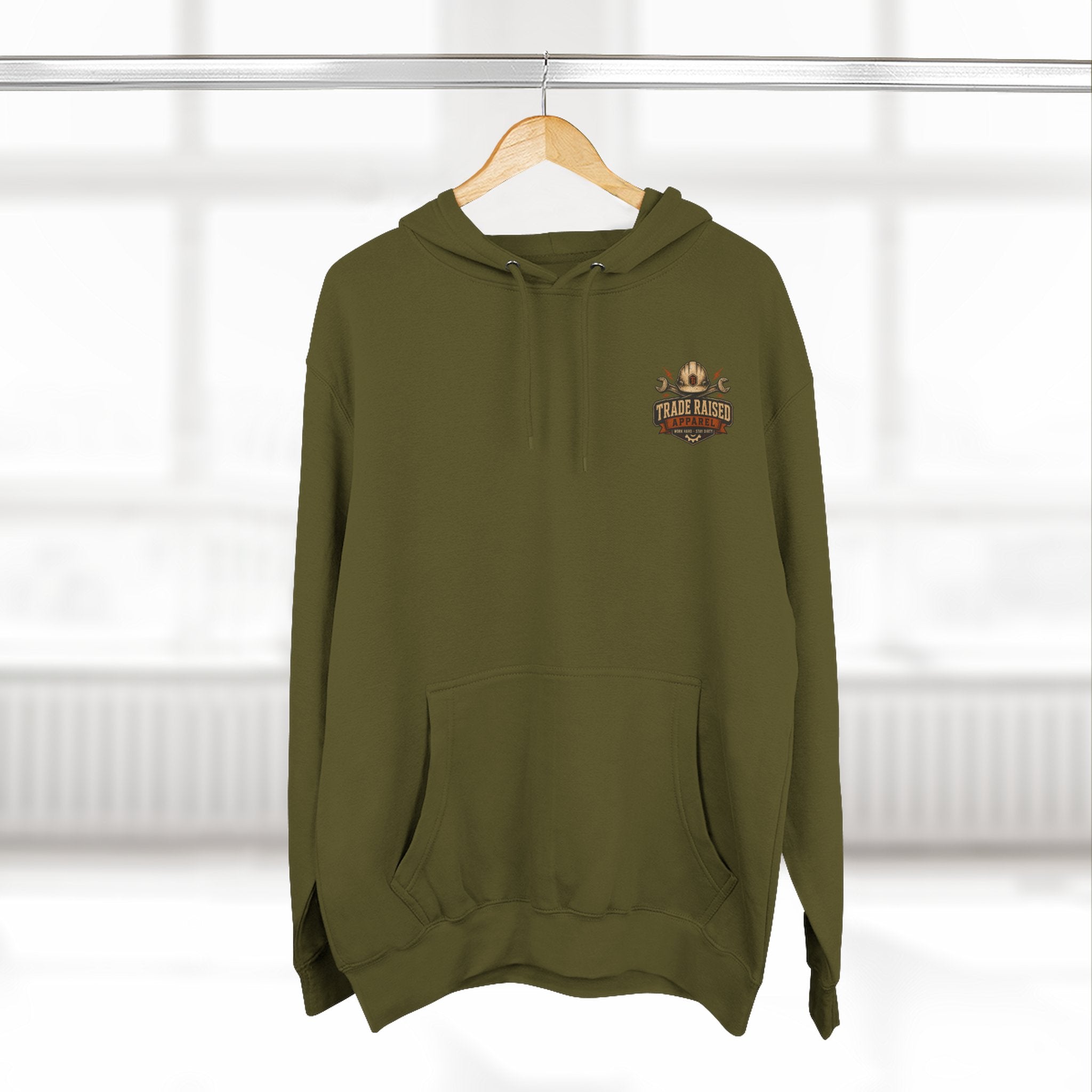 Blue Collar Dollar Skull Hoodie – "Livin' On That Blue Collar Dollar" Fleece Pullover