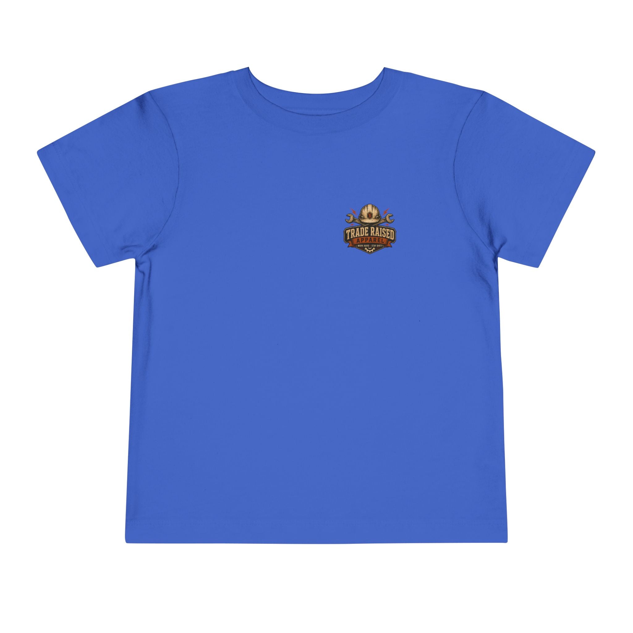 Toddler Tee — "Small Boots Big Jobs" Construction Graphic Shirt