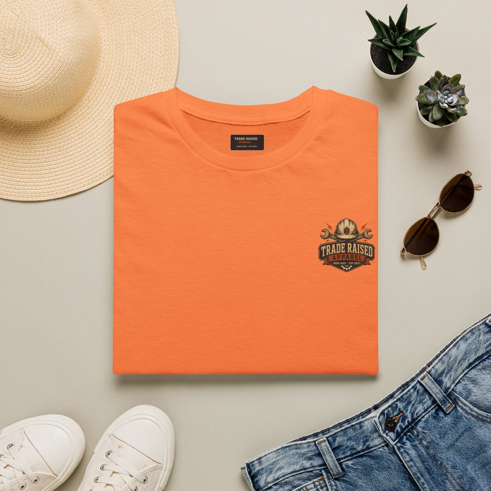 Trade Raised Ride T-Shirt — Vintage Hunting Camp Logo Tee