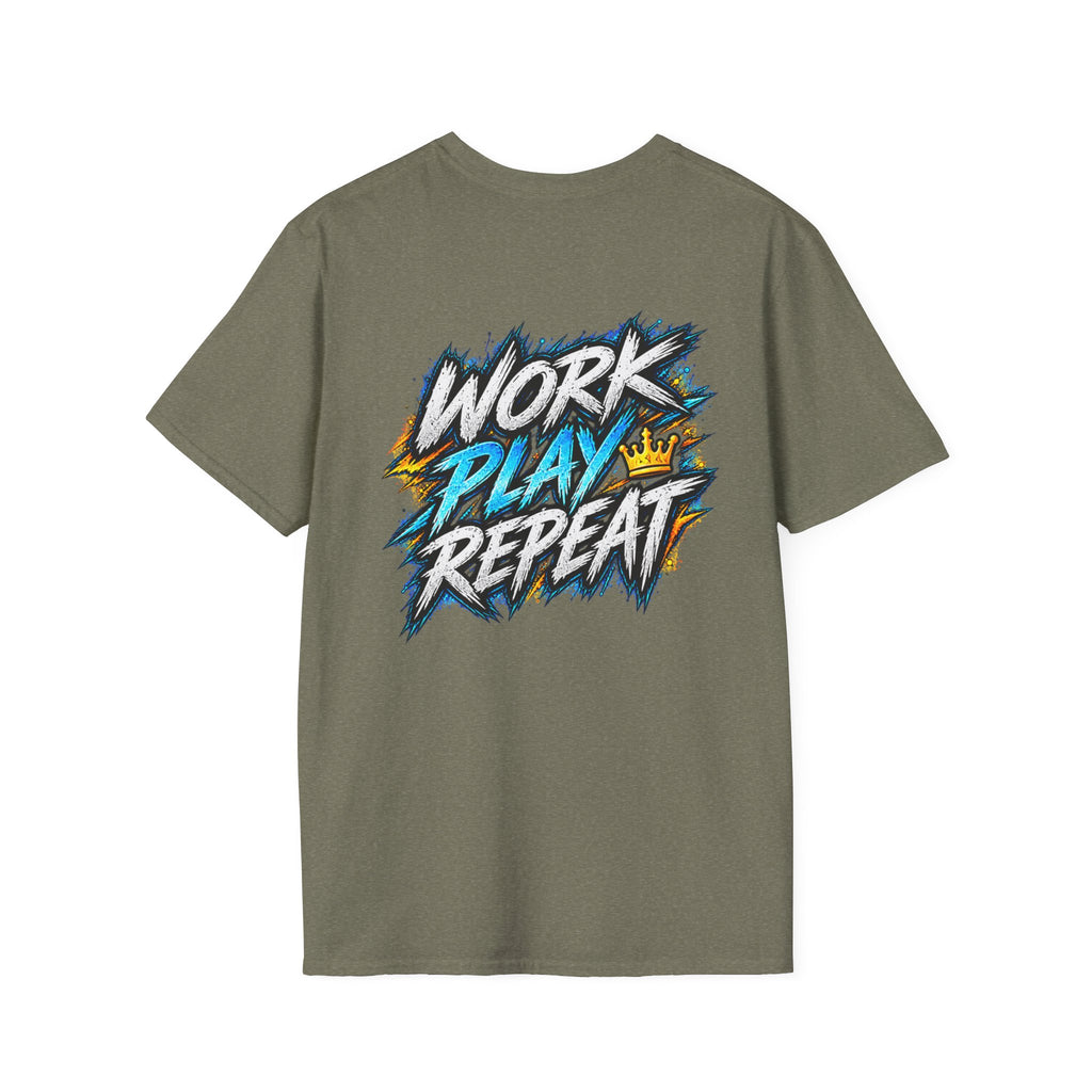Work Play Repeat T-Shirt —  Graphic Tee
