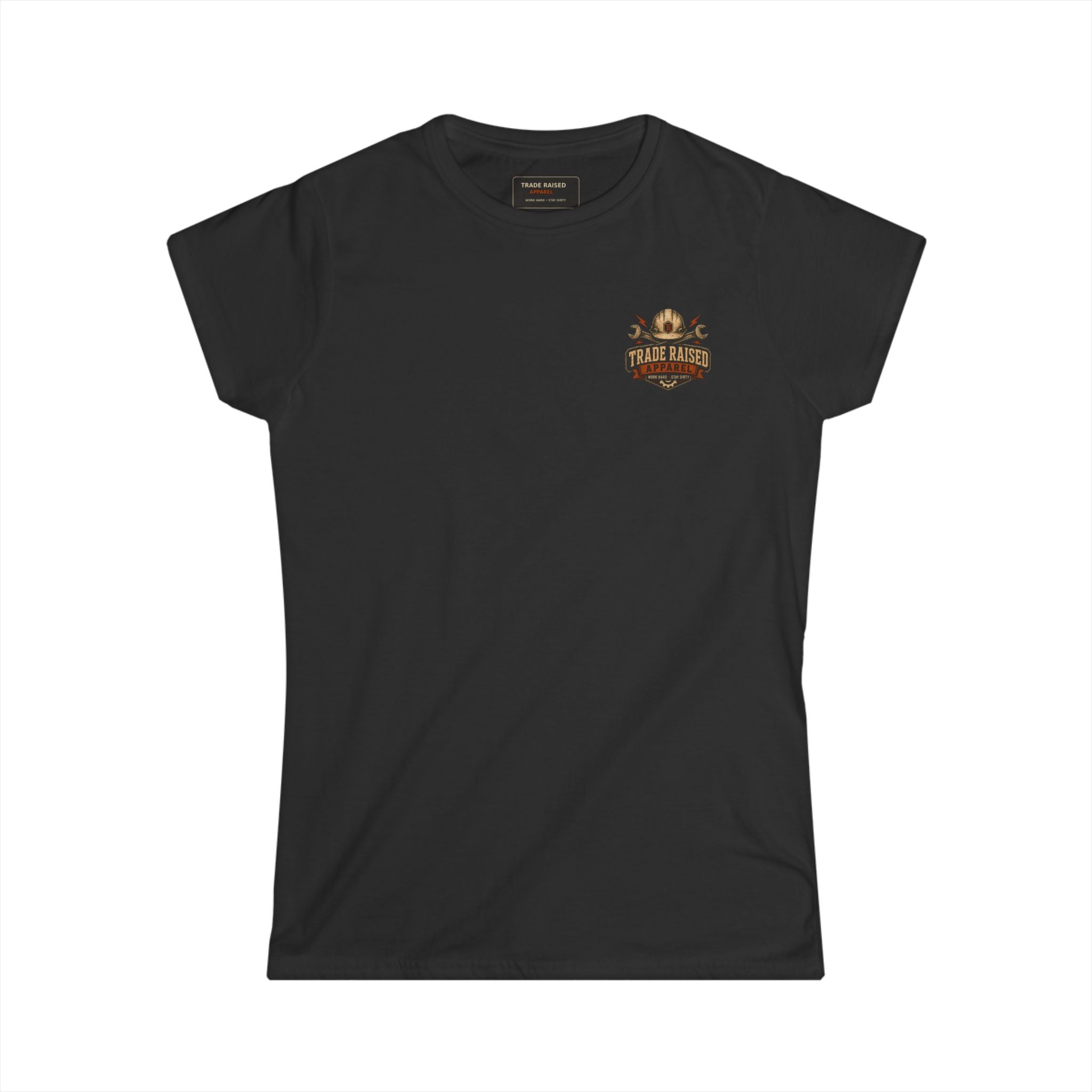 Blue Collar Mom Tee — Rustic Western Women's T‑Shirt ("Blue Collar Mom" Back Design)