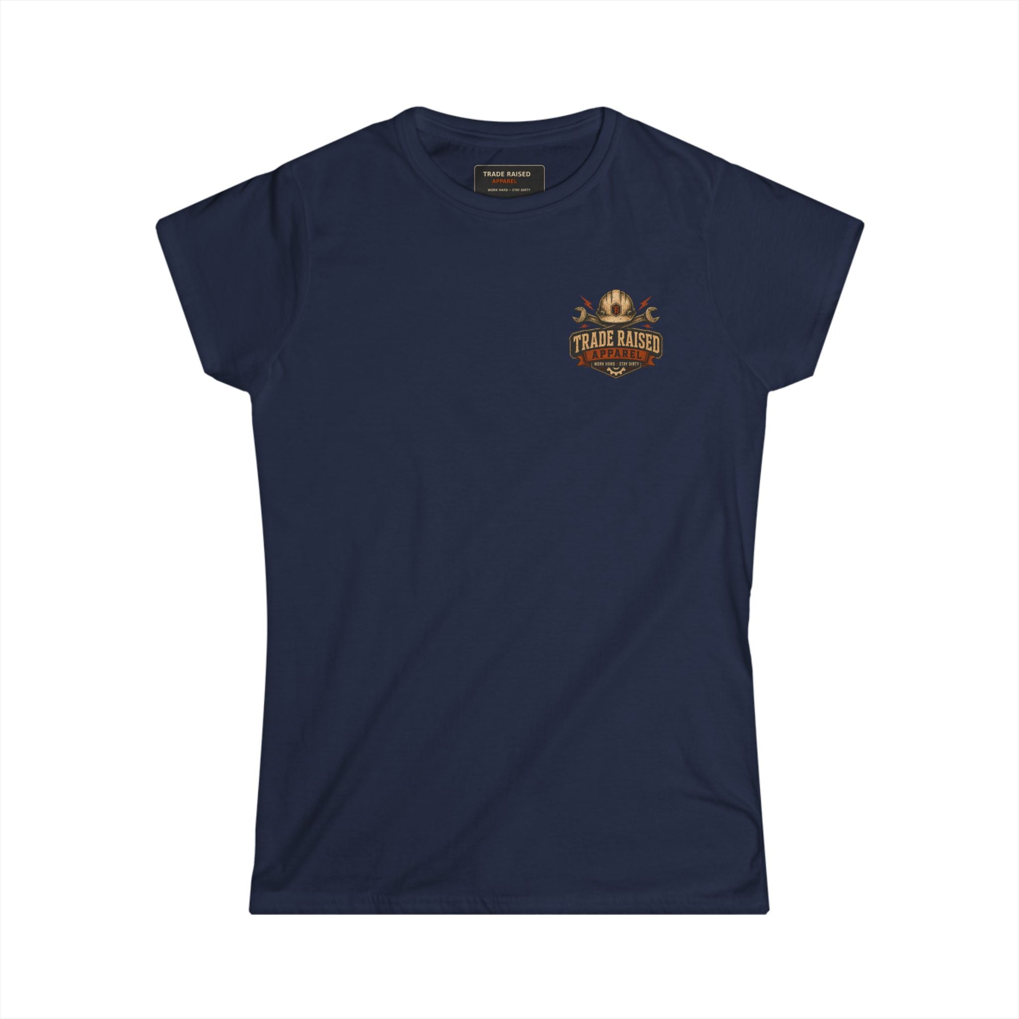 Blue Collar Wife T-Shirt — "Built Tough, Love Hard" Women's Tee