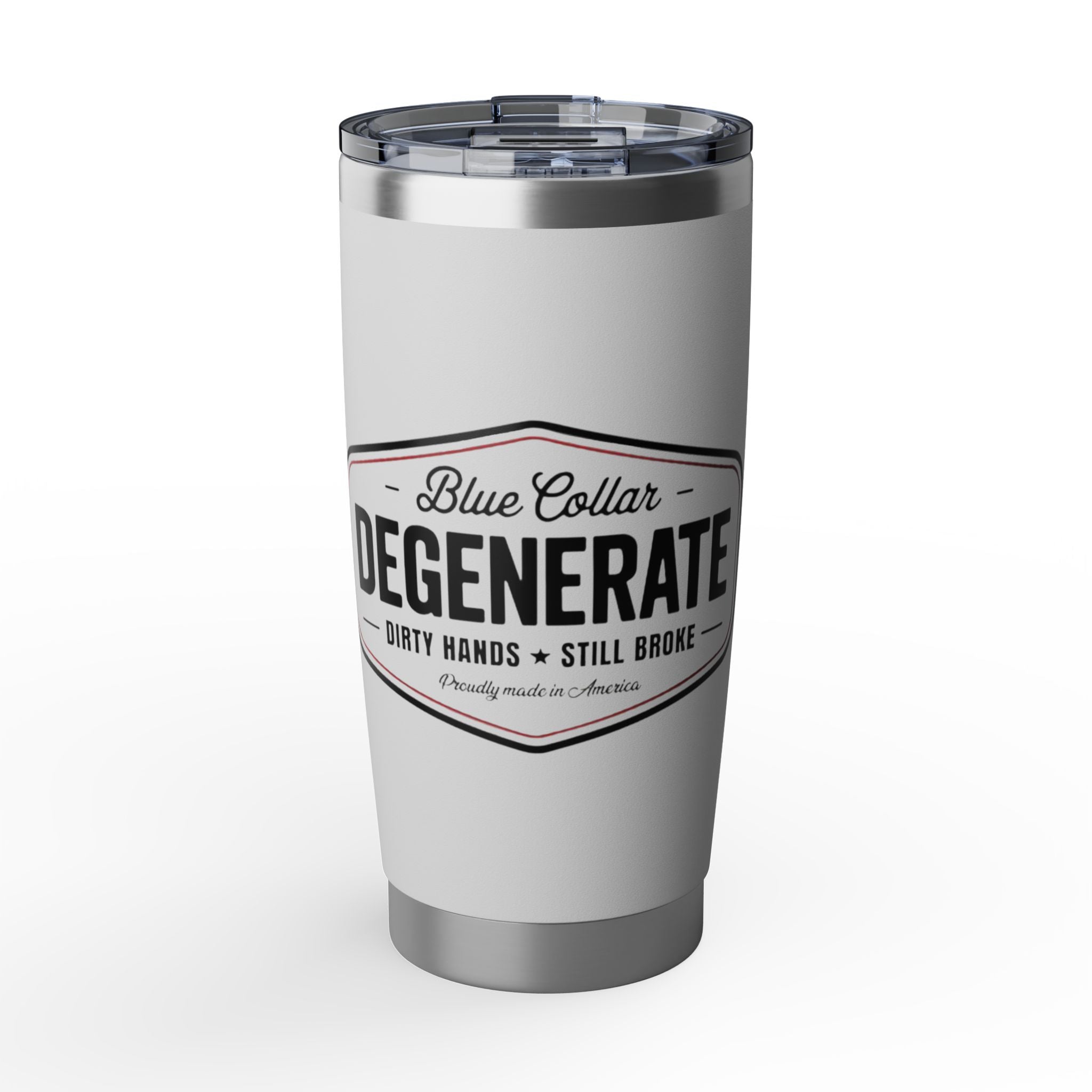 Degenerate Blue Collar Insulated Tumbler — 20oz Stainless Travel Cup