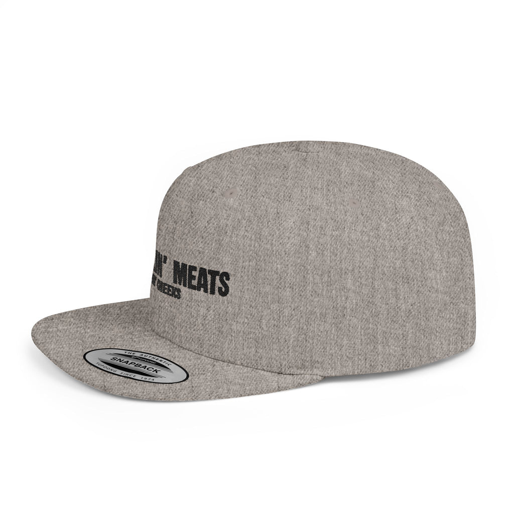 Snapback Hat — "Smokin' Meats and Clappin' Cheeks" BBQ Grill Cap