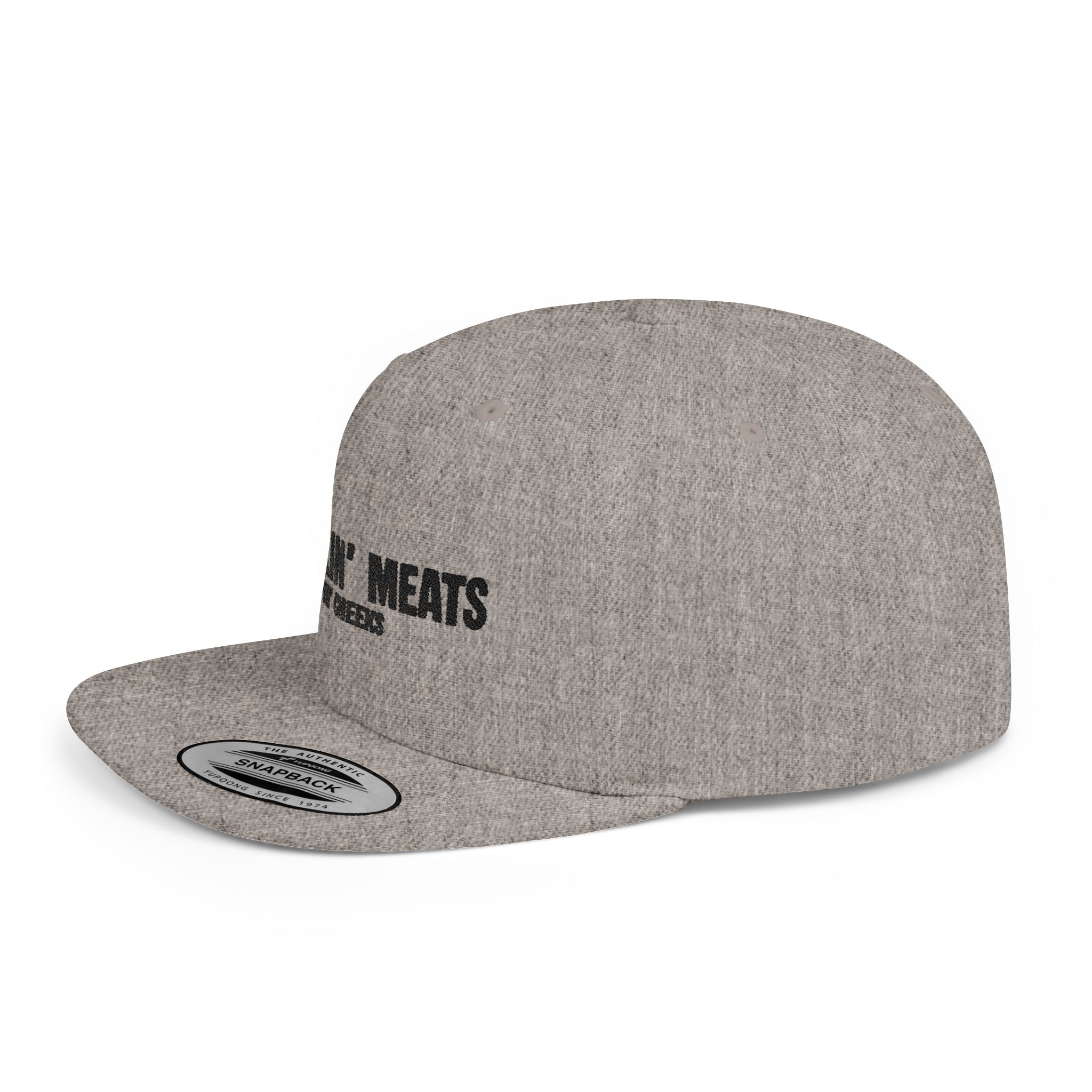 Snapback Hat — "Smokin' Meats and Clappin' Cheeks" BBQ Grill Cap