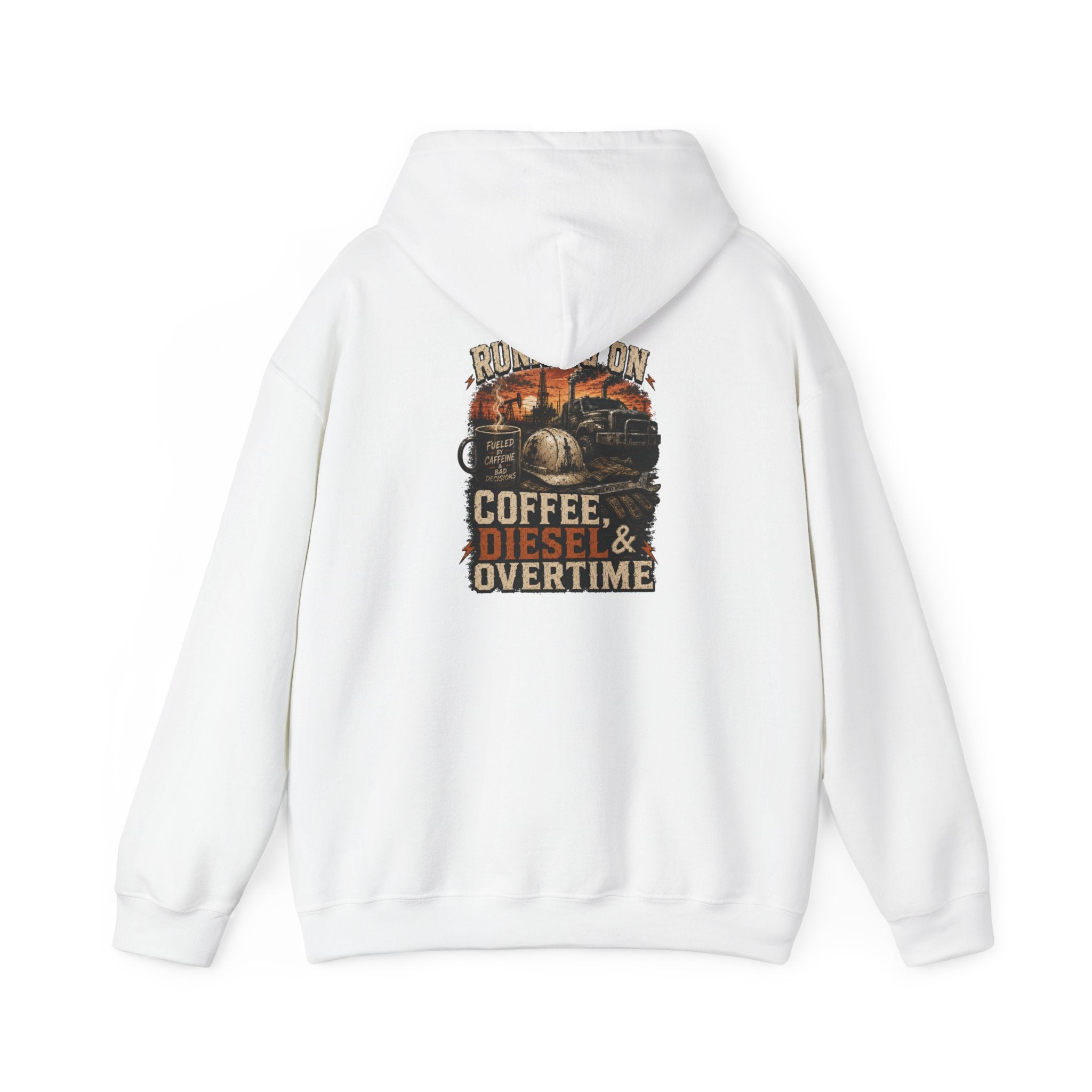 Coffee Diesel Overtime Hoodie
