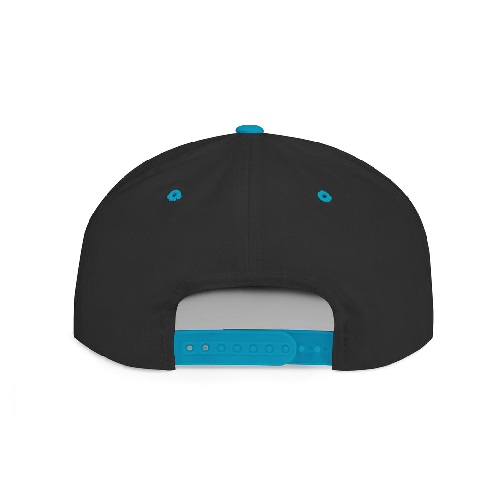 Flat Bill Snapback Hat — "Trade Raised" Logo Cap