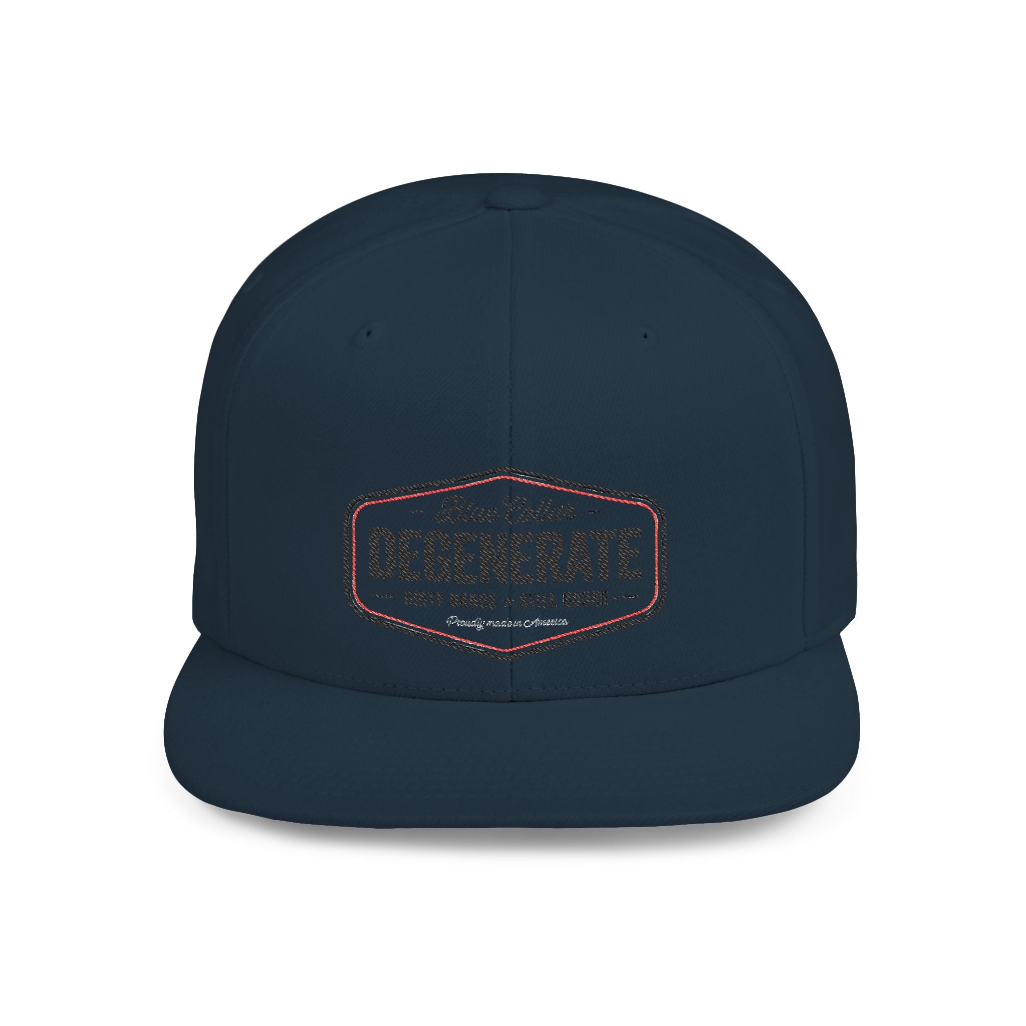 Snapback Hat — "Degenerate" Embroidered