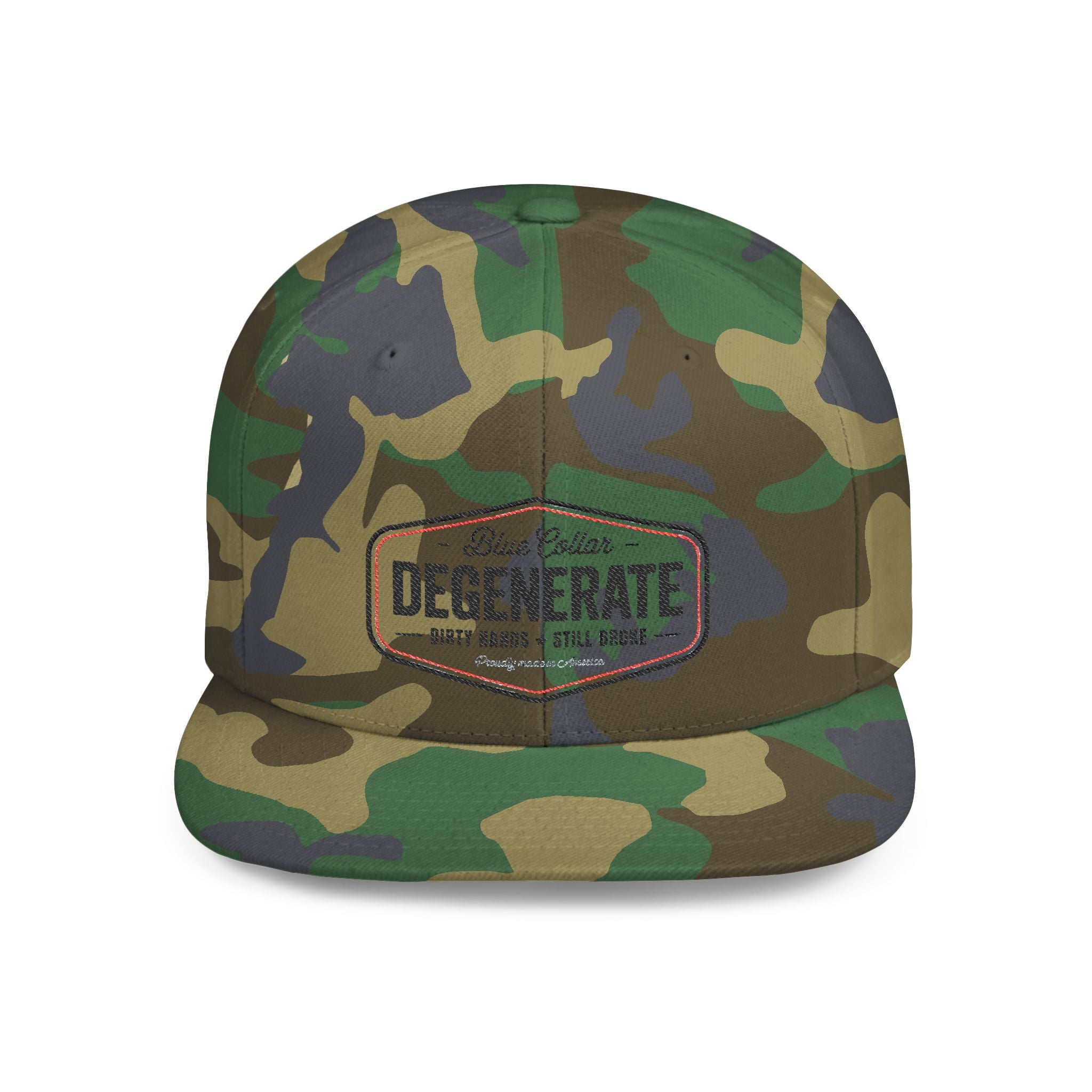 Snapback Hat — "Degenerate" Embroidered