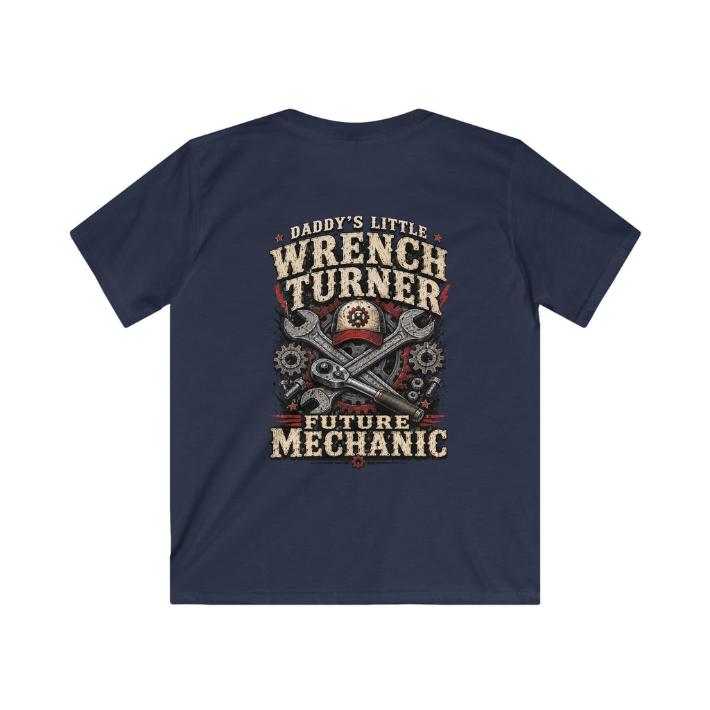 Kids Wrench Turner Tee — Future Mechanic Graphic T-Shirt