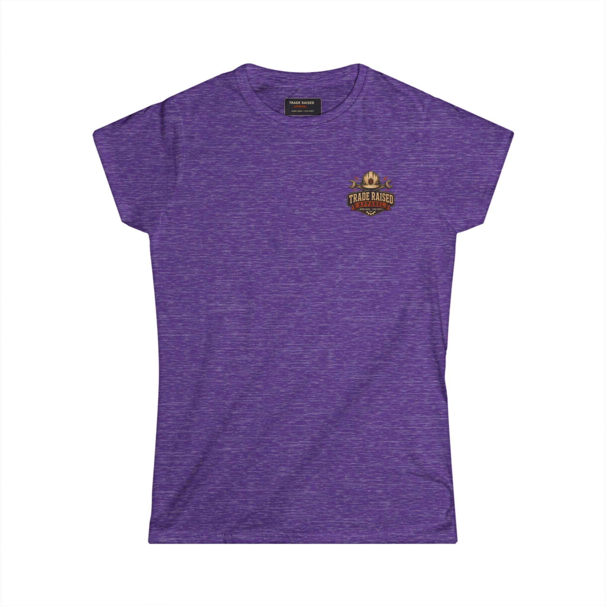 Blue Collar Mom Tee — Rustic Western Women's T‑Shirt ("Blue Collar Mom" Back Design)