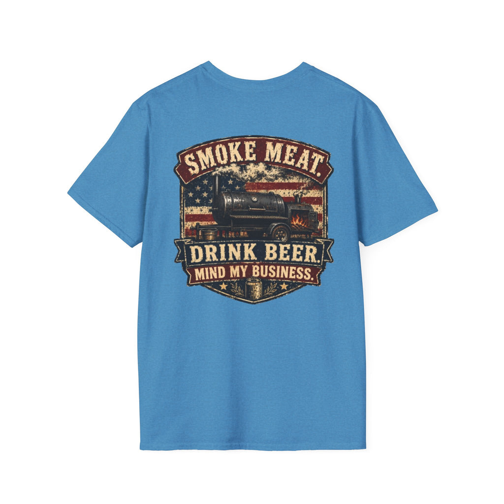Trade Raised Logo T-Shirt — Vintage Farmer Sunrise Graphic Tee