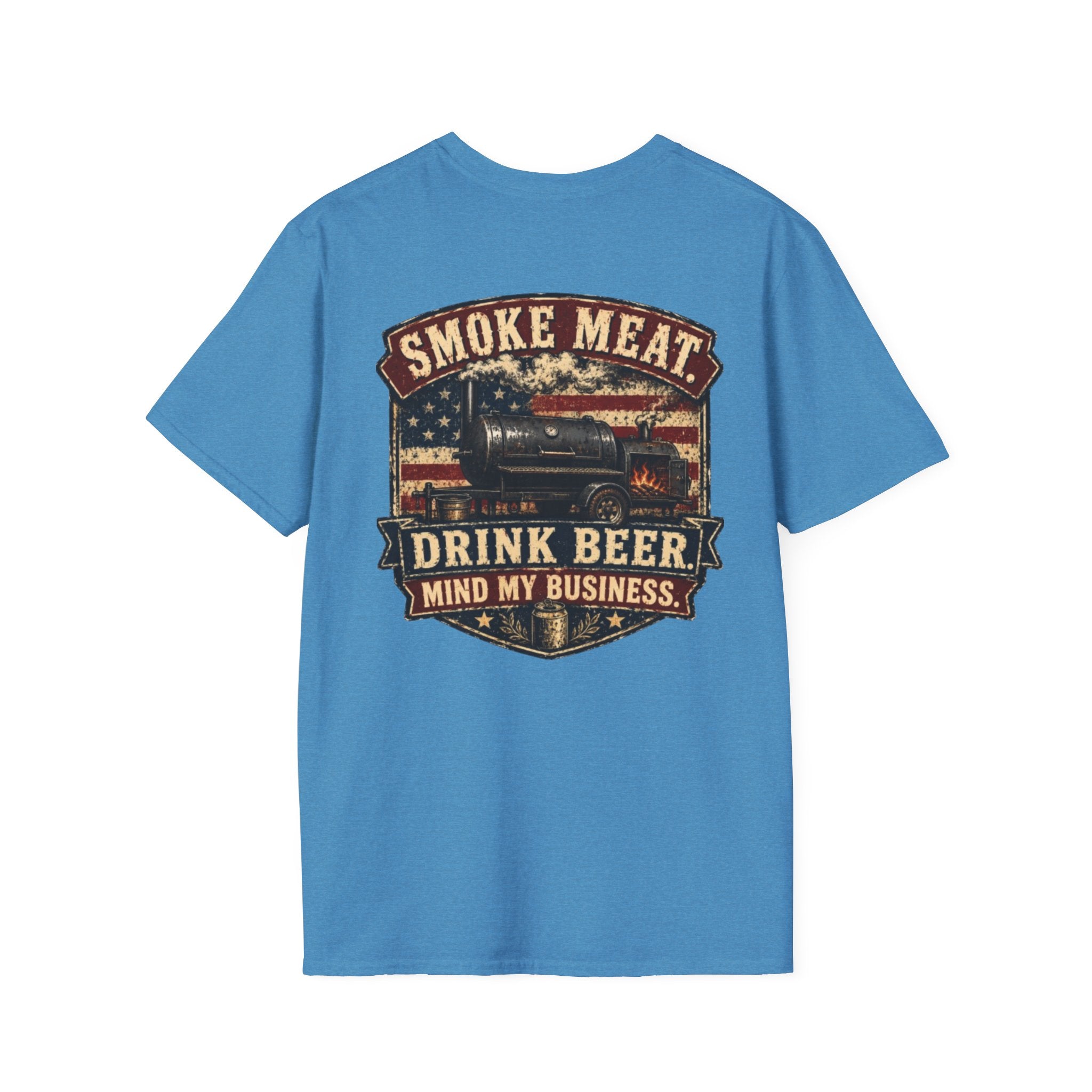Trade Raised Logo T-Shirt — Vintage Farmer Sunrise Graphic Tee