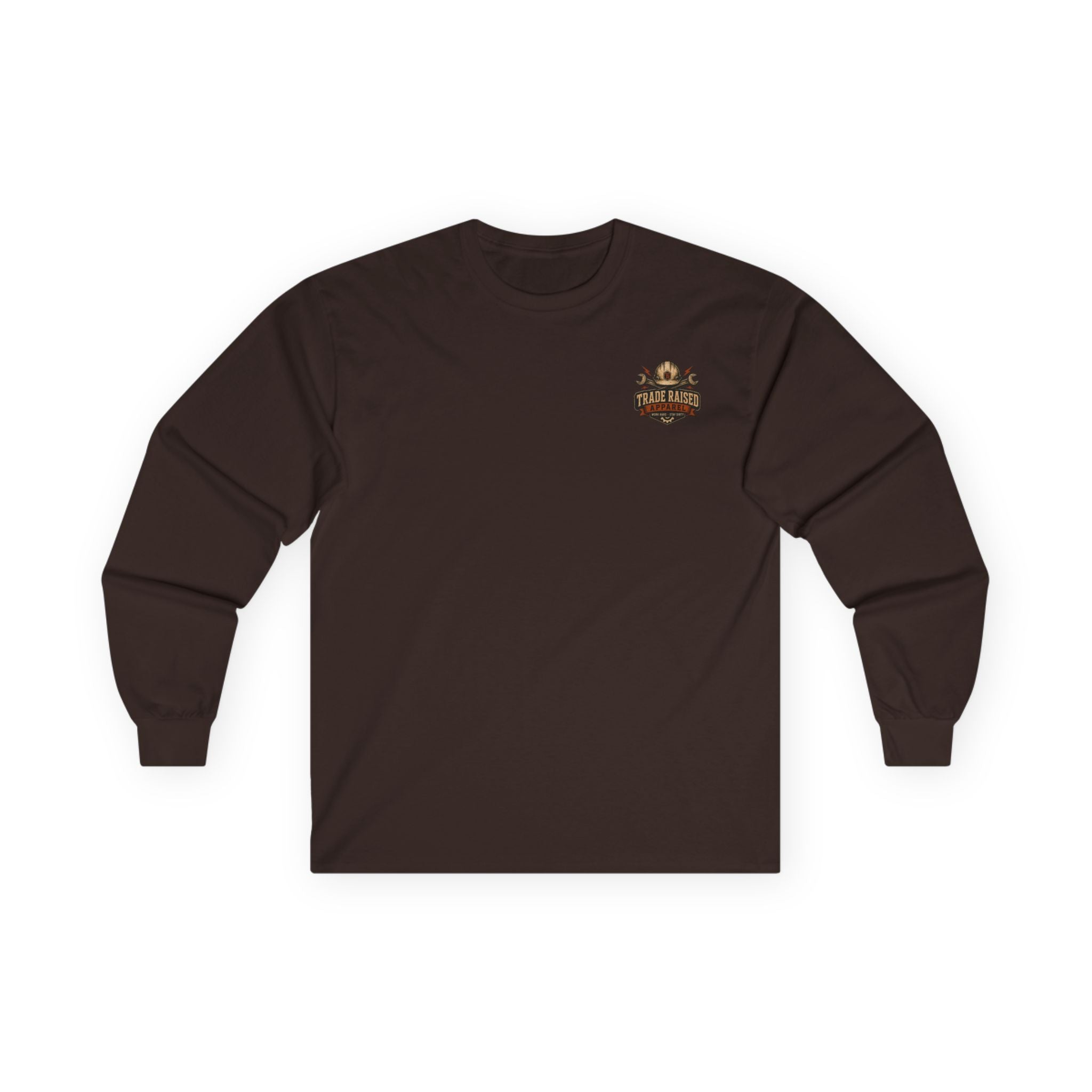 Dirt Hustle Long Sleeve Tee — No Days Off Construction Work Shirt
