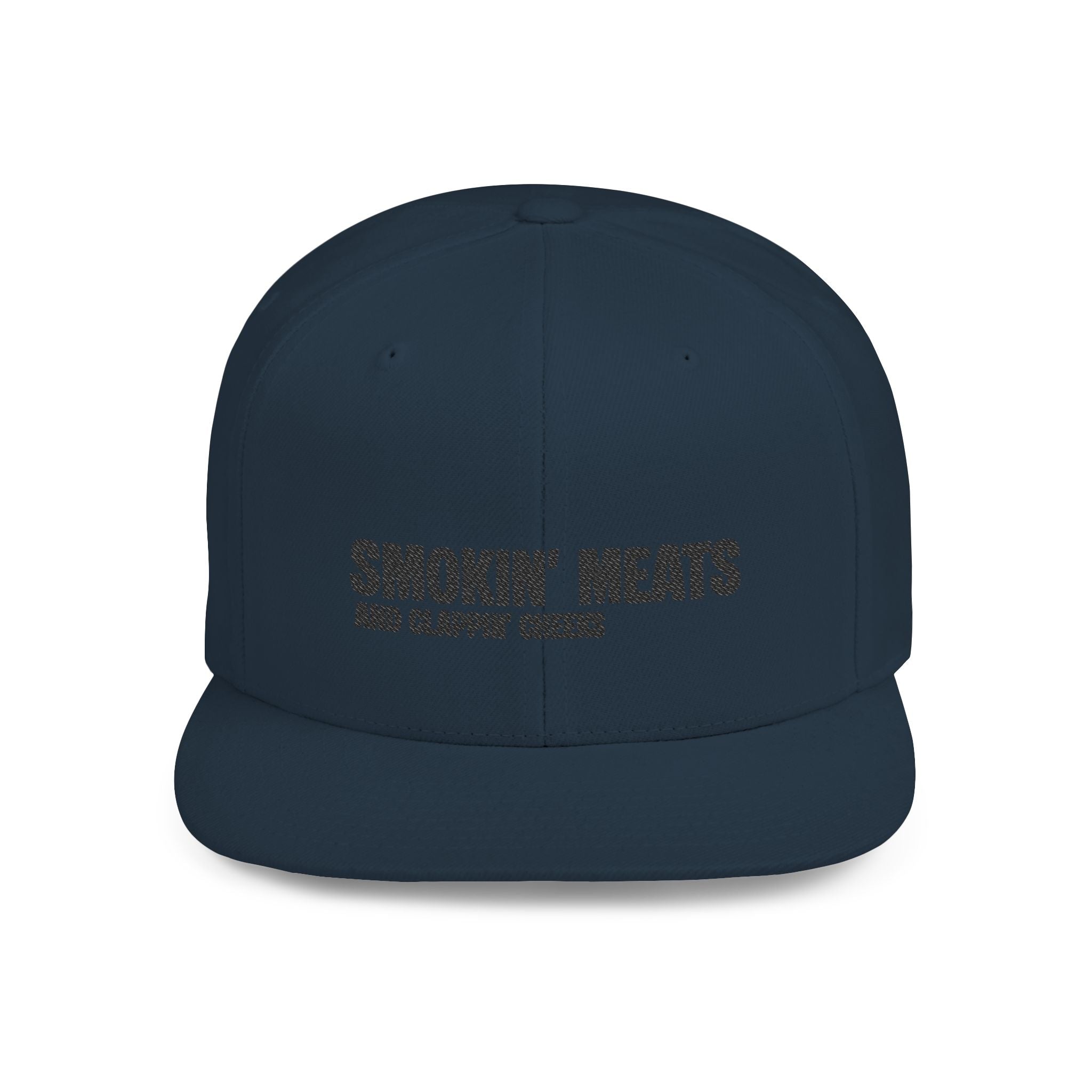Snapback Hat — "Smokin' Meats and Clappin' Cheeks" BBQ Grill Cap