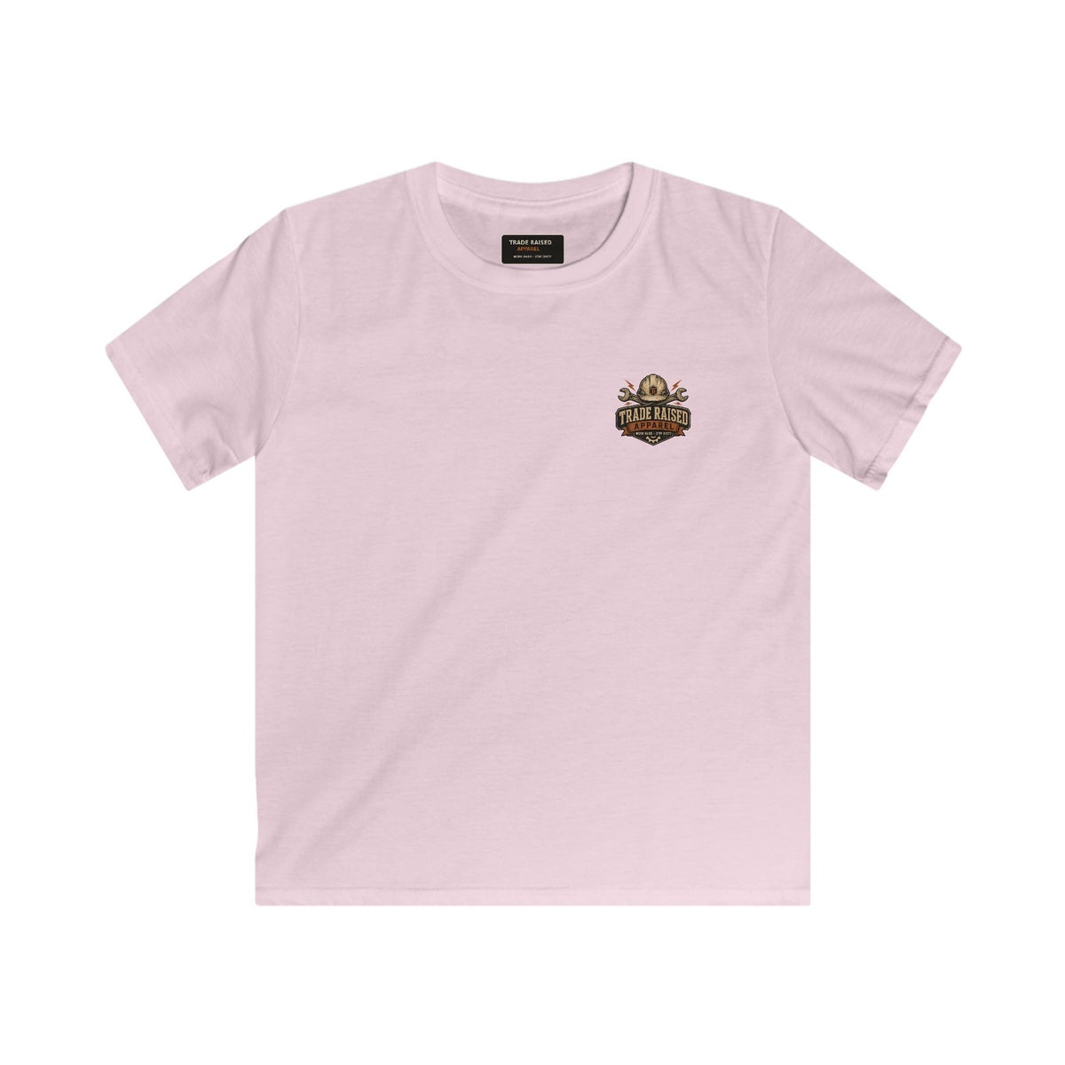 Kids Tee — Tropical Fishing Sunset Graphic (Back) with Small Front Logo