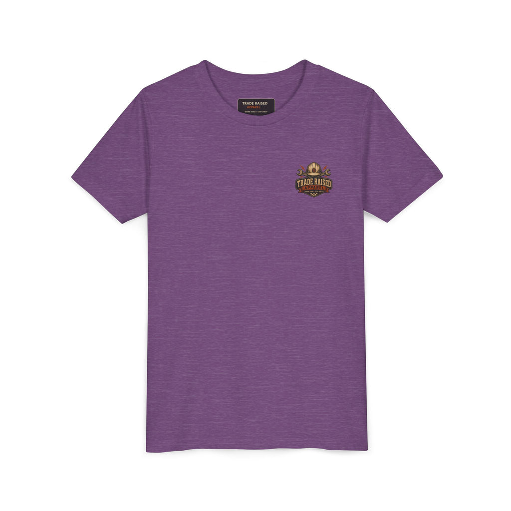 Youth Tee — "Feral & Free" Patriotic Possum Kids' Short Sleeve T-Shirt