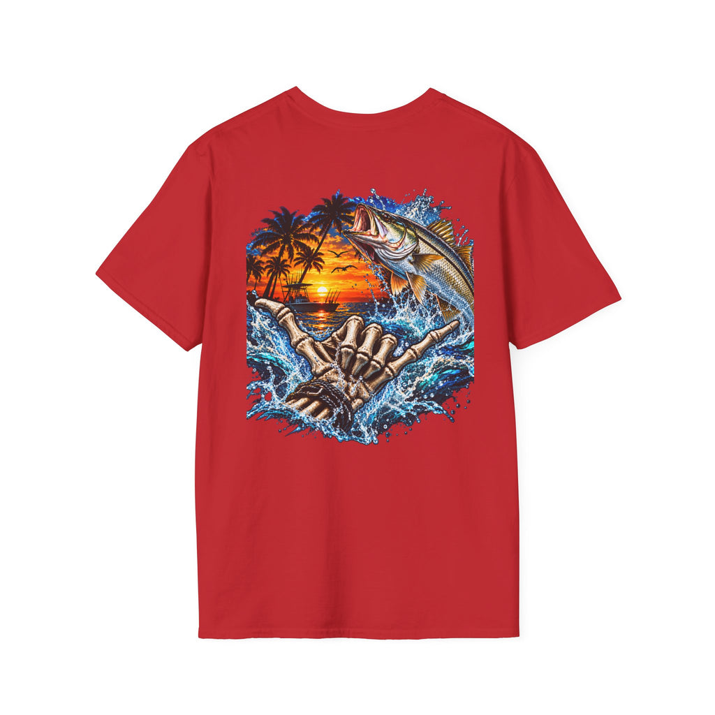 Fishing Sunset T-Shirt  Shoreline Angler Graphic Tee