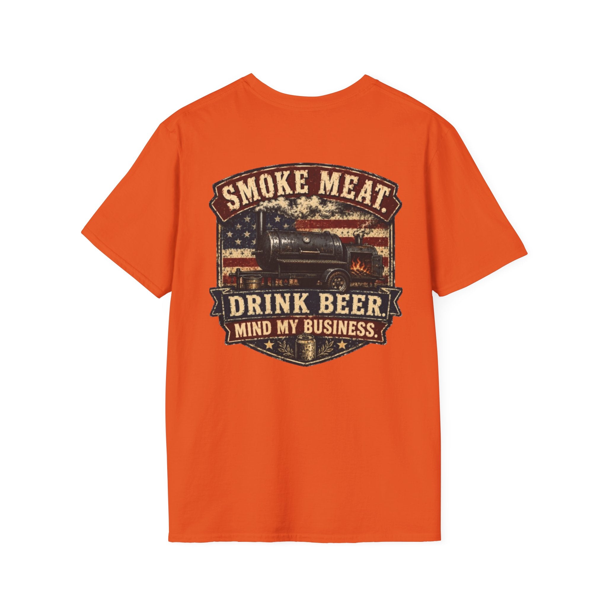 Trade Raised Logo T-Shirt — Vintage Farmer Sunrise Graphic Tee