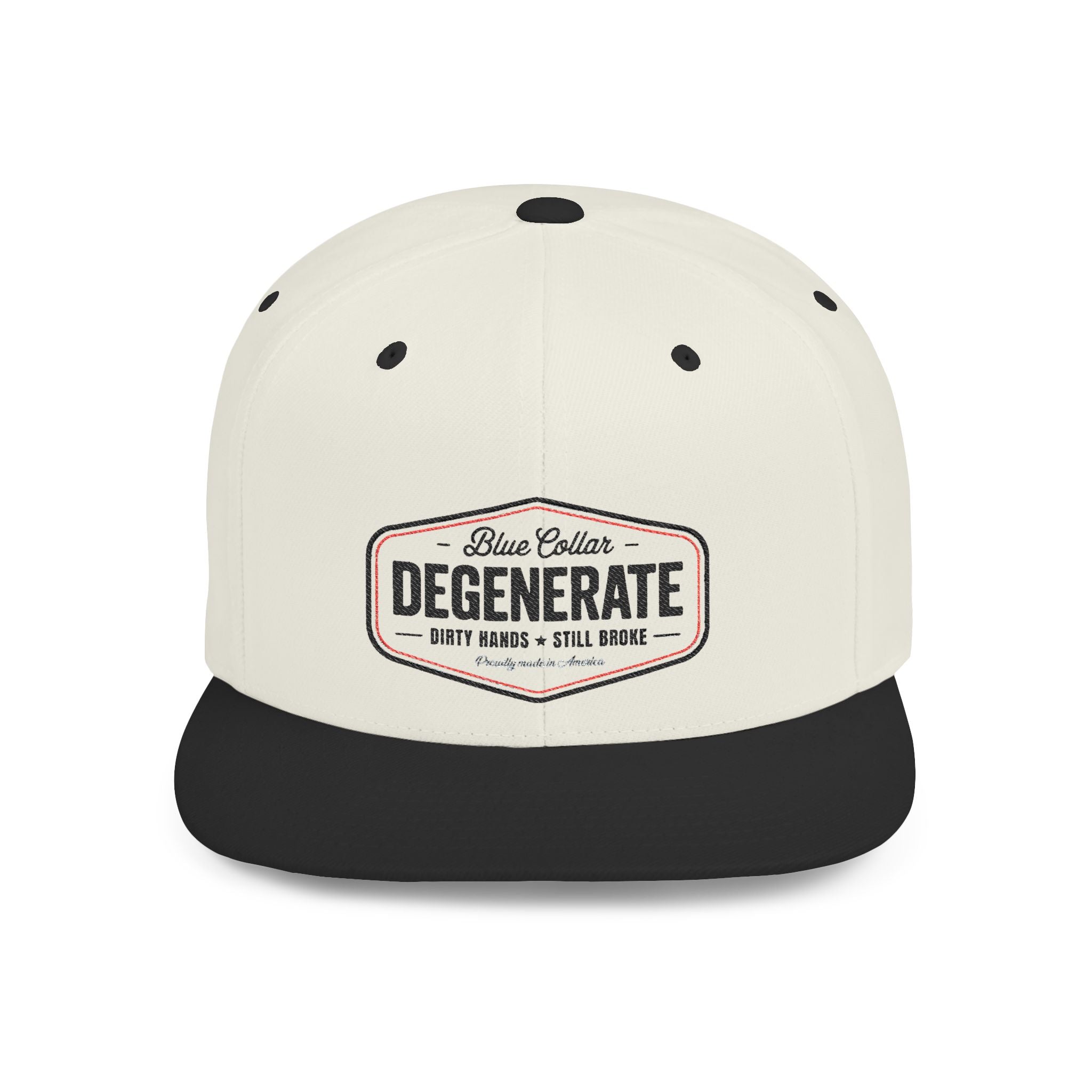Snapback Hat — "Degenerate" Embroidered