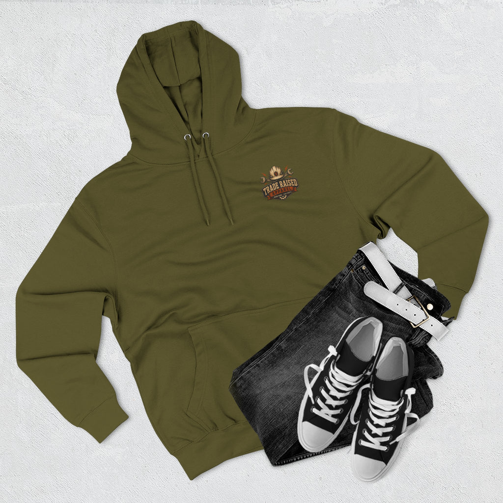 Blue Collar Dollar Skull Hoodie – "Livin' On That Blue Collar Dollar" Fleece Pullover