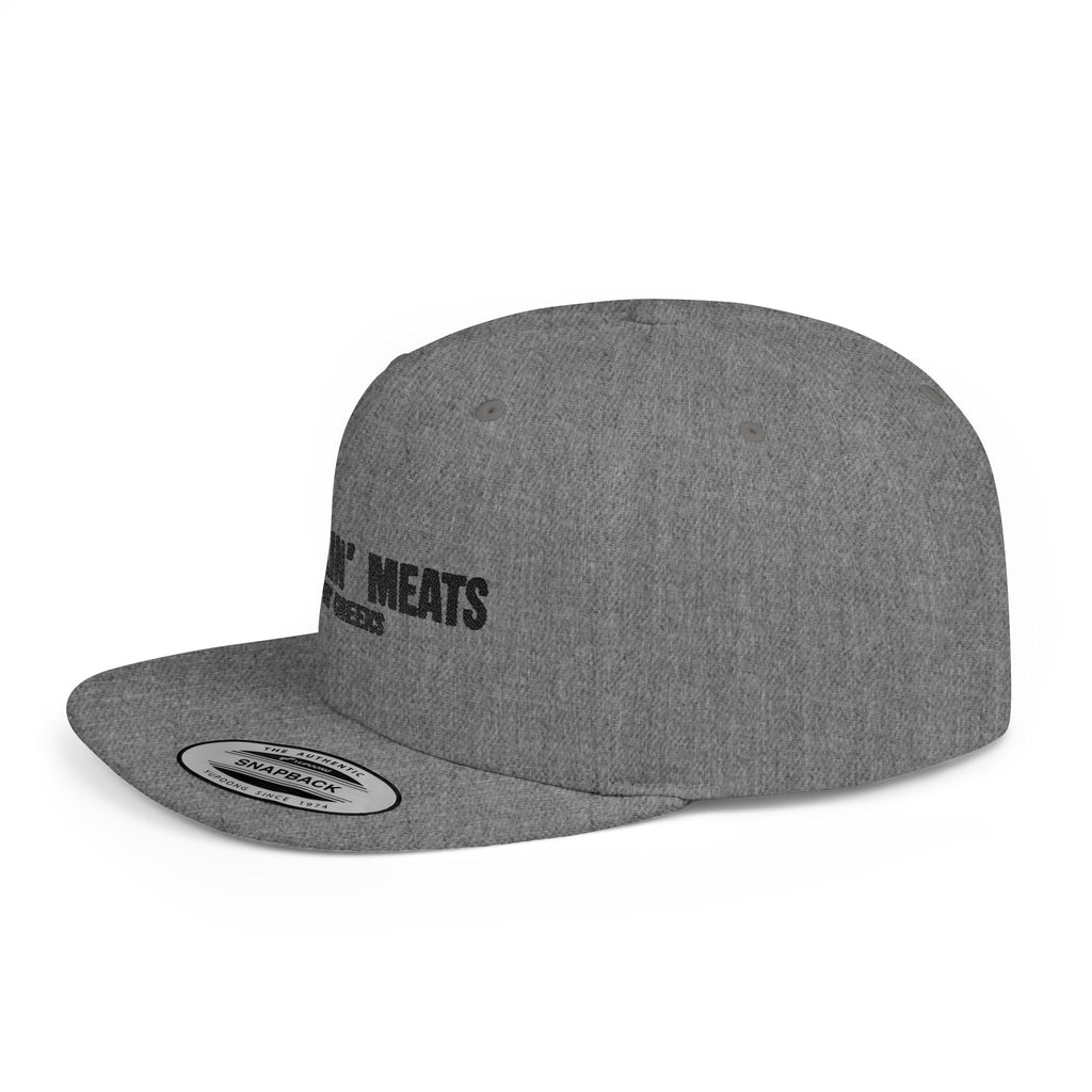 Snapback Hat — "Smokin' Meats and Clappin' Cheeks" BBQ Grill Cap