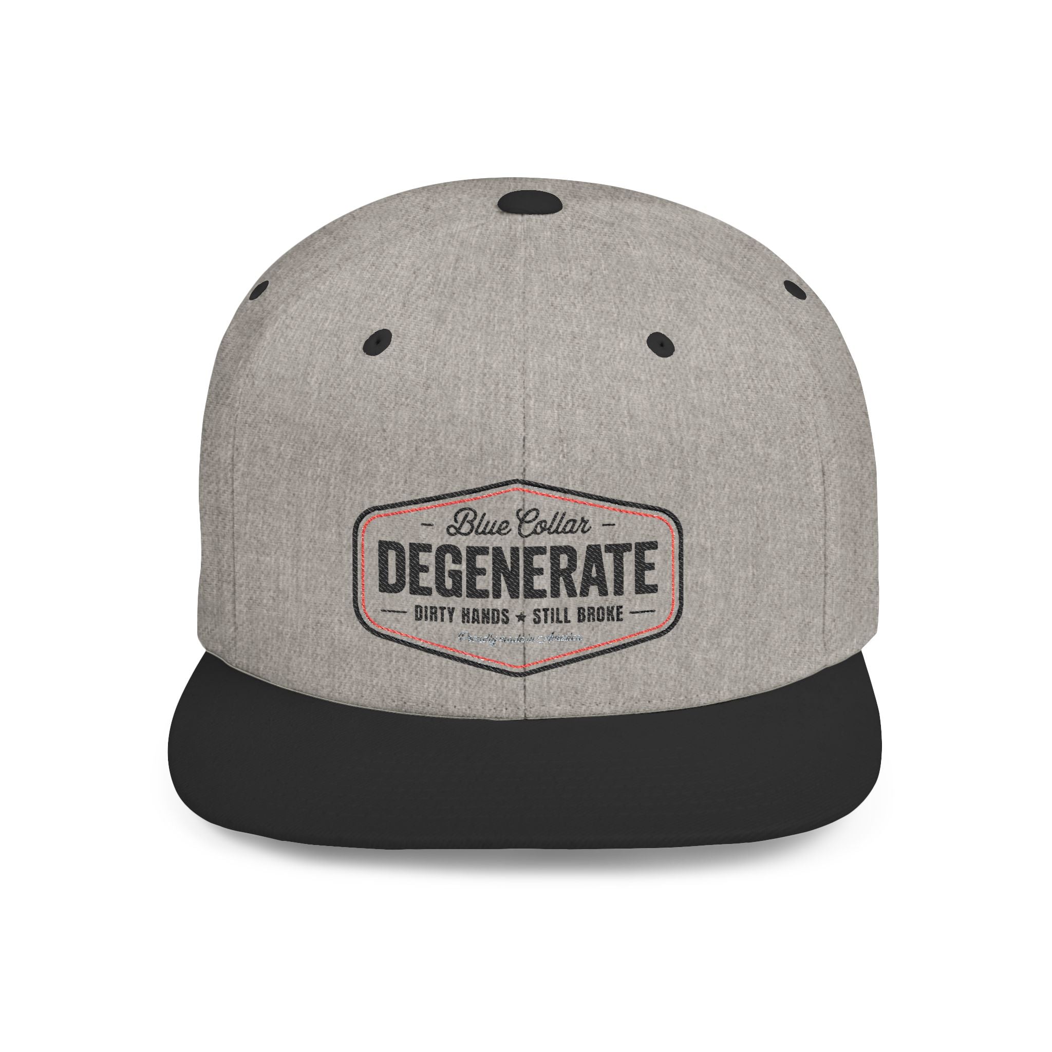 Snapback Hat — "Degenerate" Embroidered