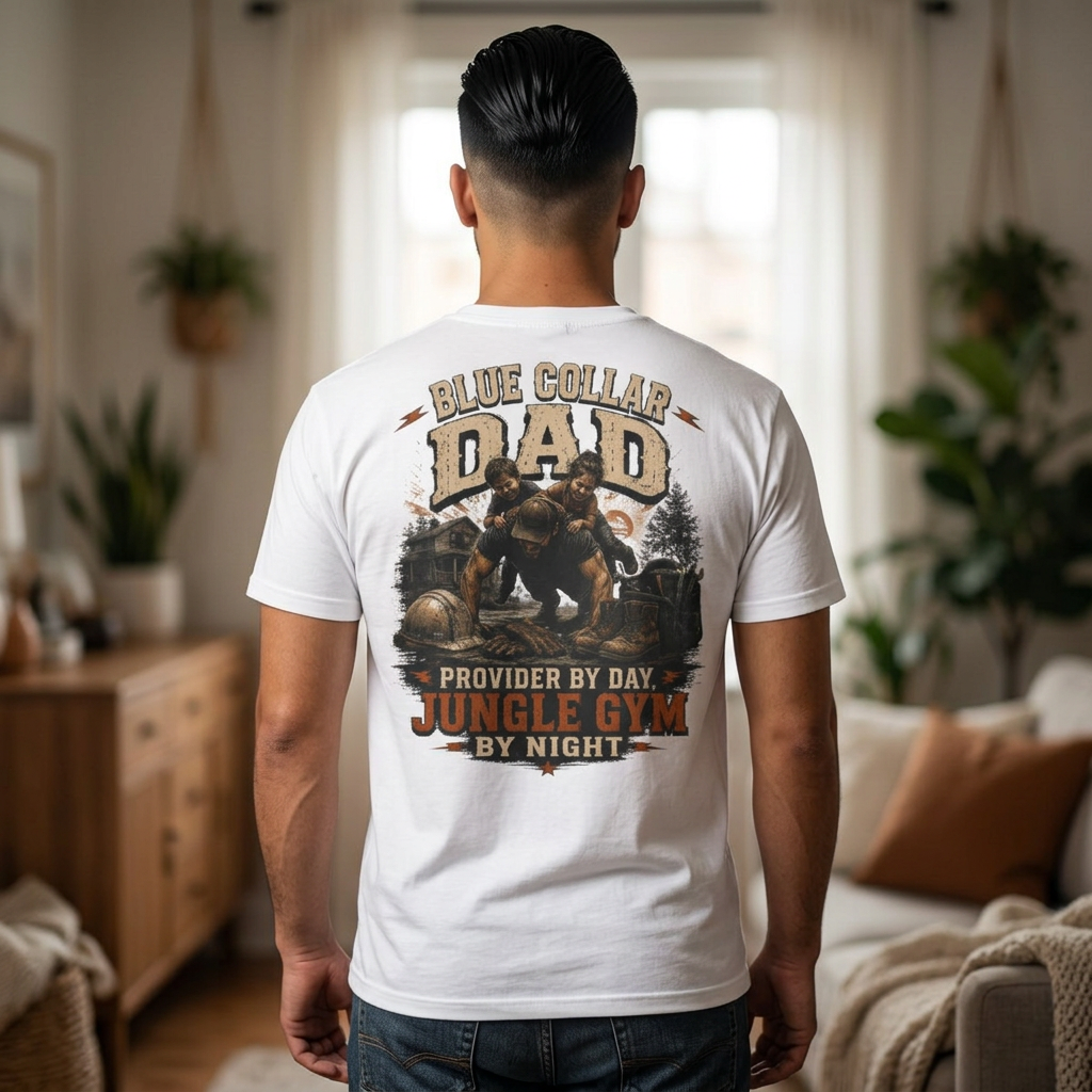 Blue Collar Dad T-shirt