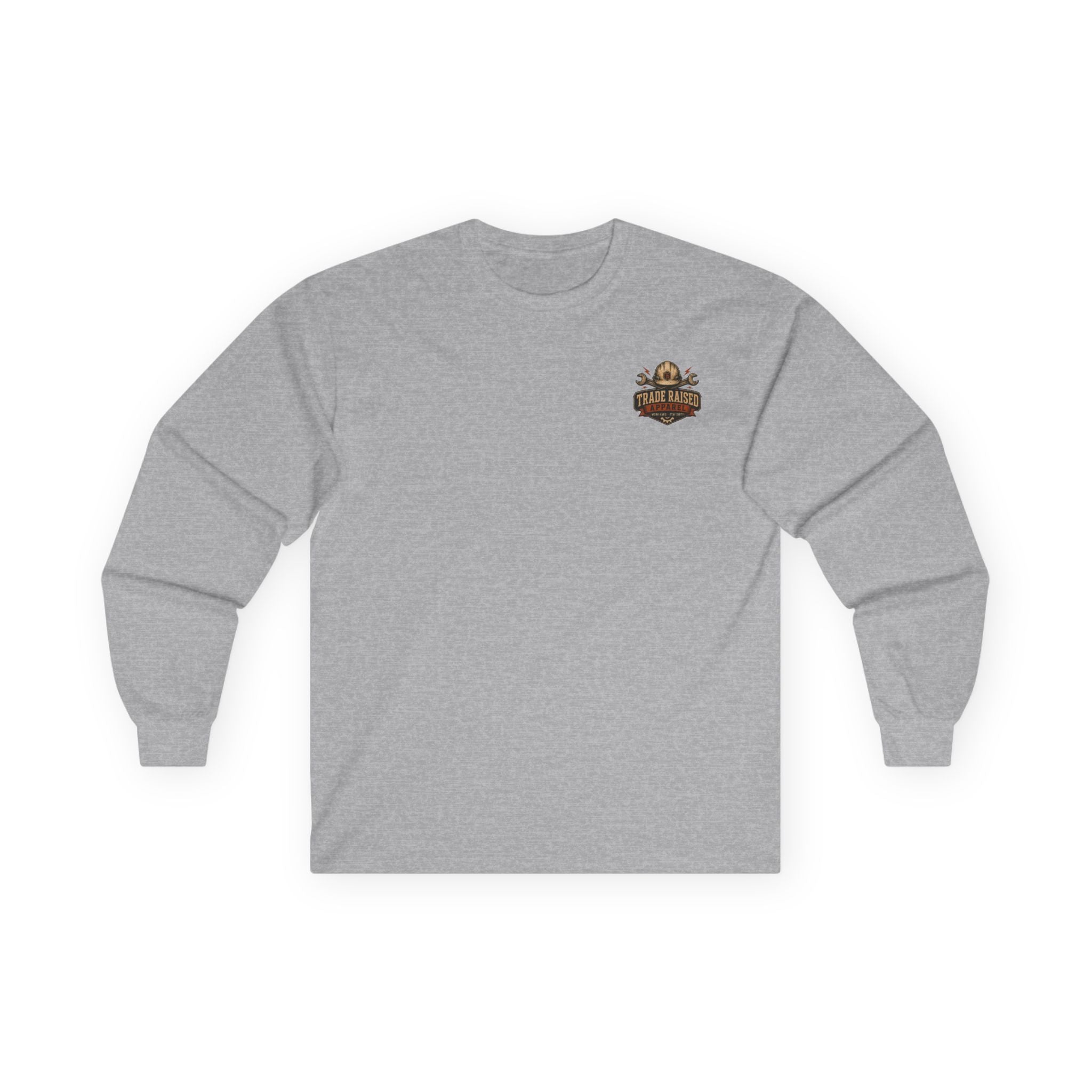 Dirt Hustle Long Sleeve Tee — No Days Off Construction Work Shirt