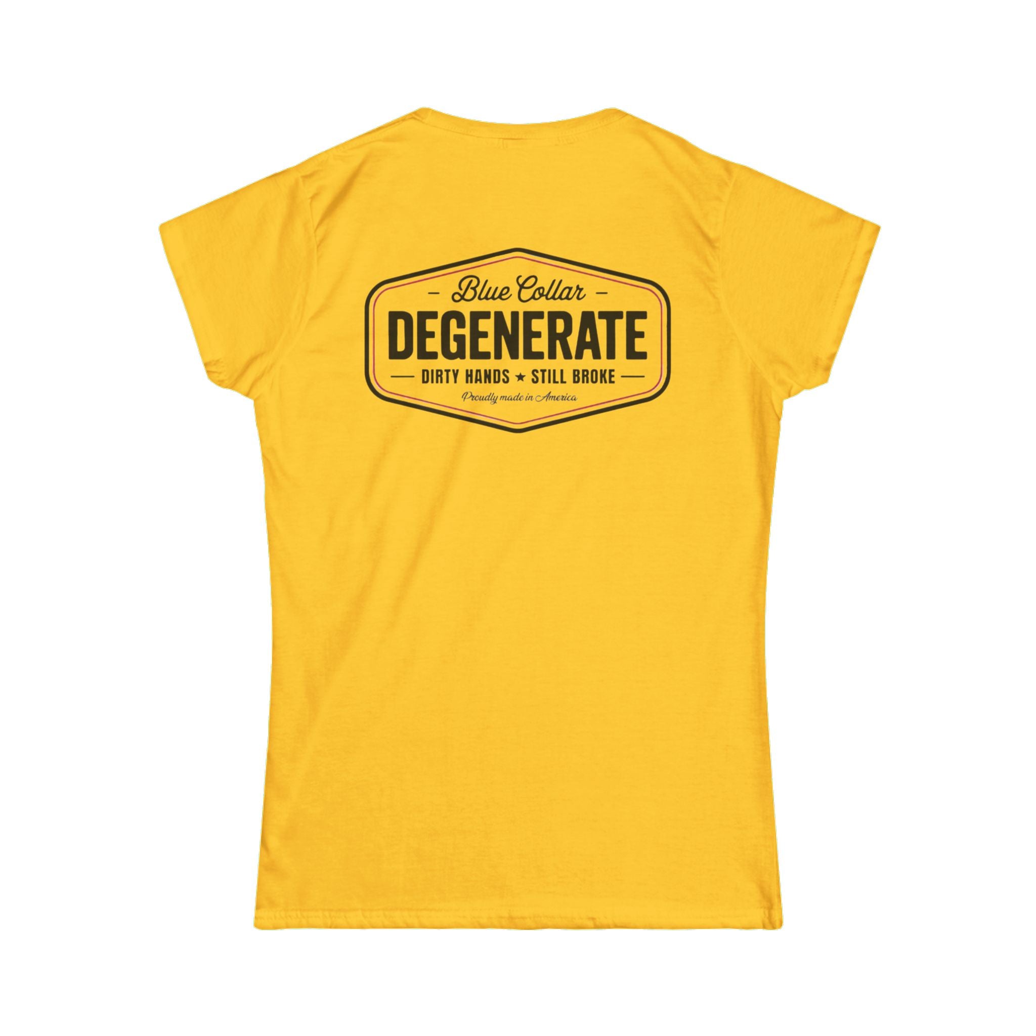 Women's Tee — 'Blue Collar Degenerate' Vintage Workwear Graphic
