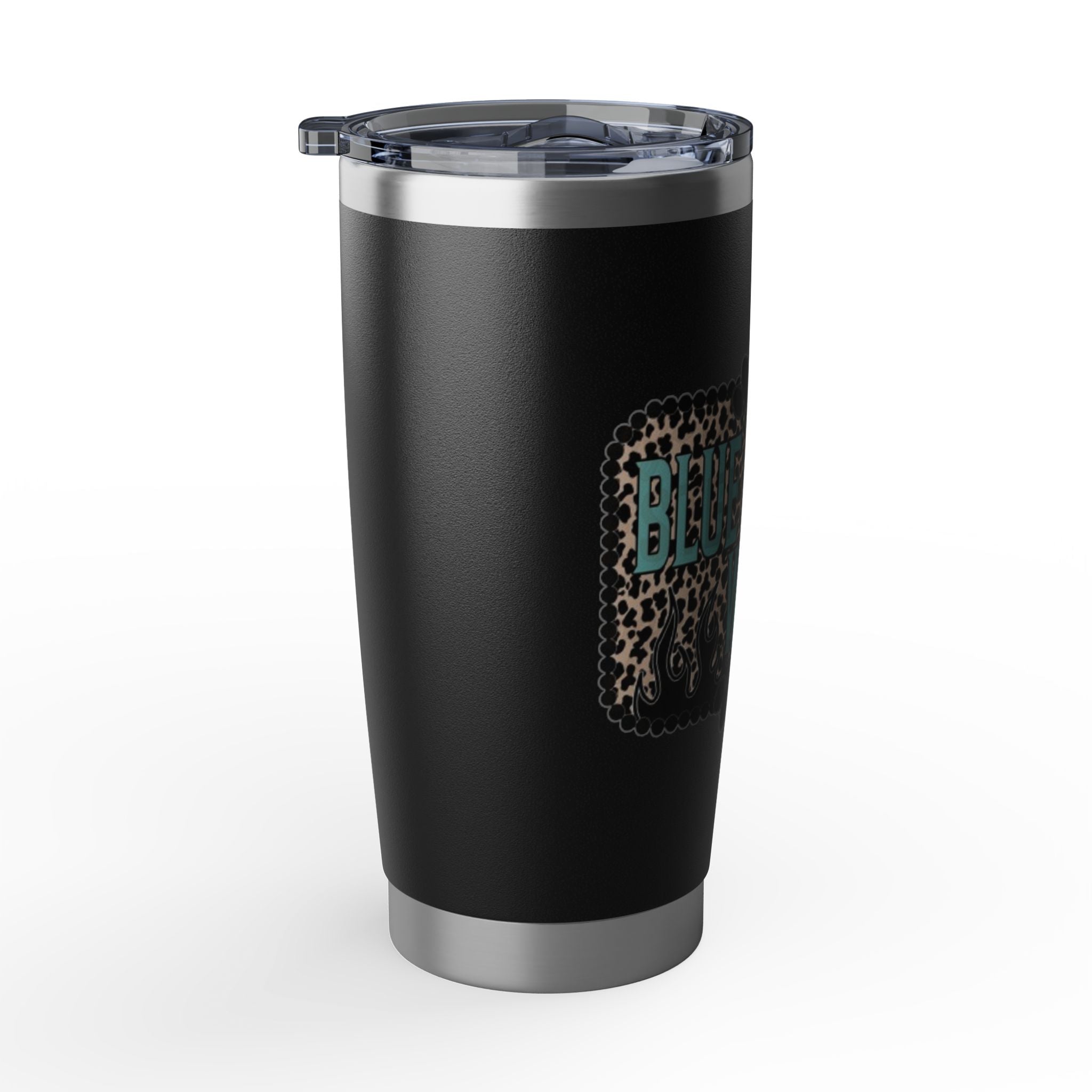 Blue Collar Wife Leopard Tumbler — 20oz Insulated Travel Cup