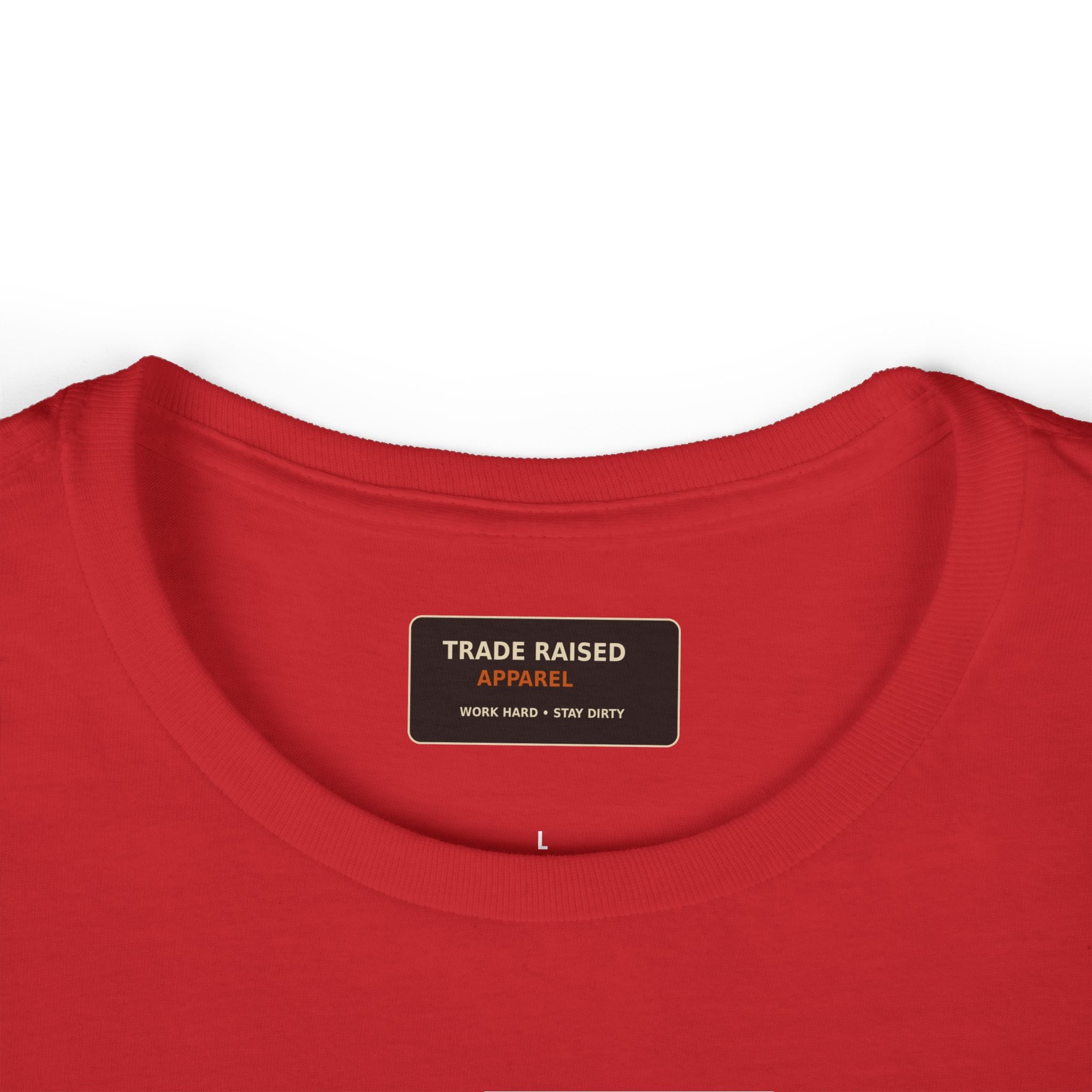 Blue Collar Mom Tee — Rustic Western Women's T‑Shirt ("Blue Collar Mom" Back Design)