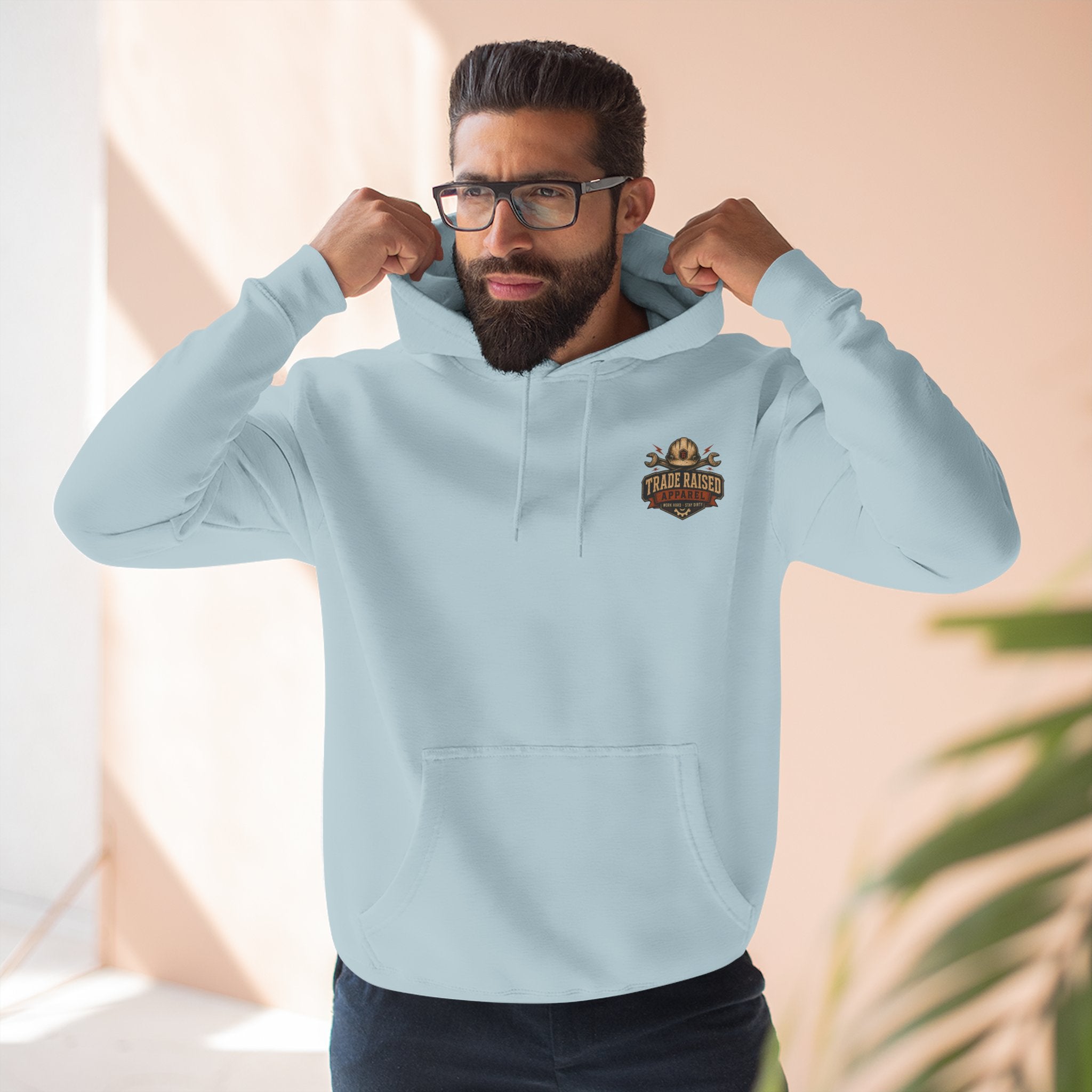 Blue Collar Degenerate Hoodie – 'Degenerate' Workwear Fleece Pullover