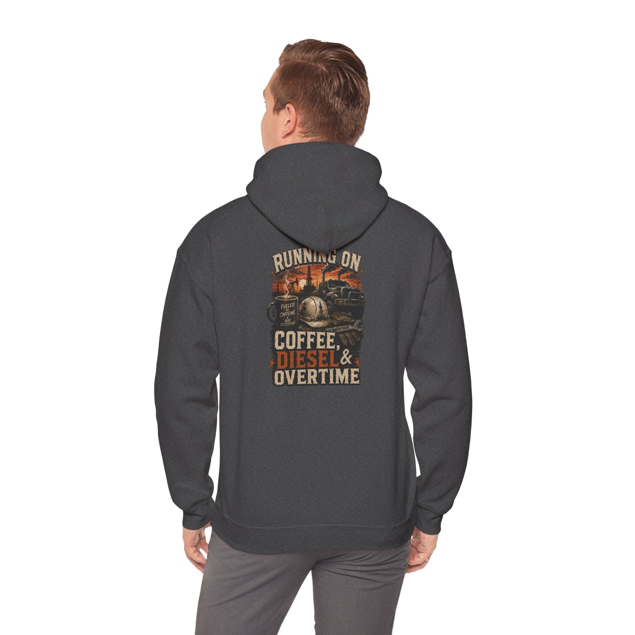 Coffee Diesel Overtime Hoodie