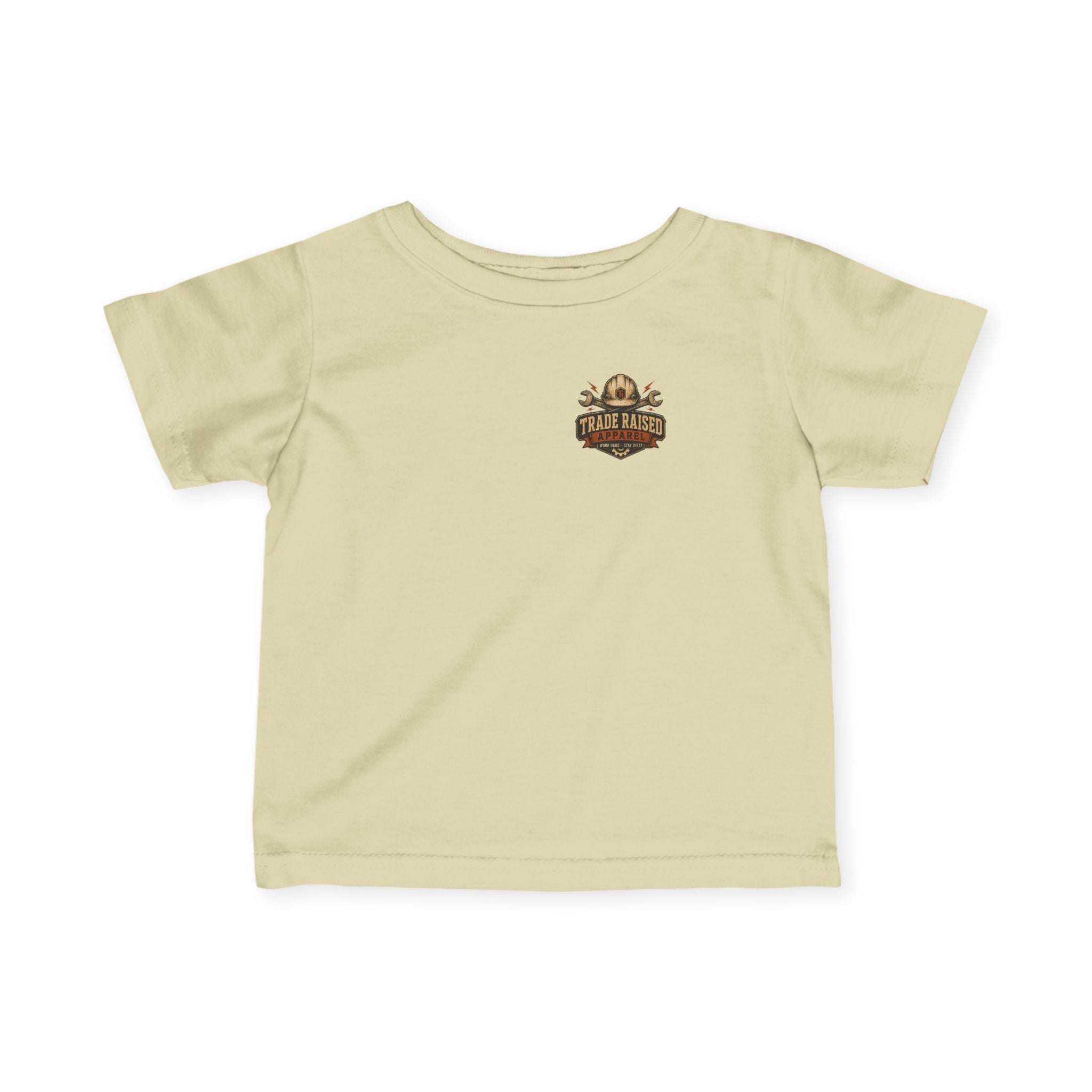 Infant Tee — "Feral & Free" Patriotic Raccoon Baby Shirt