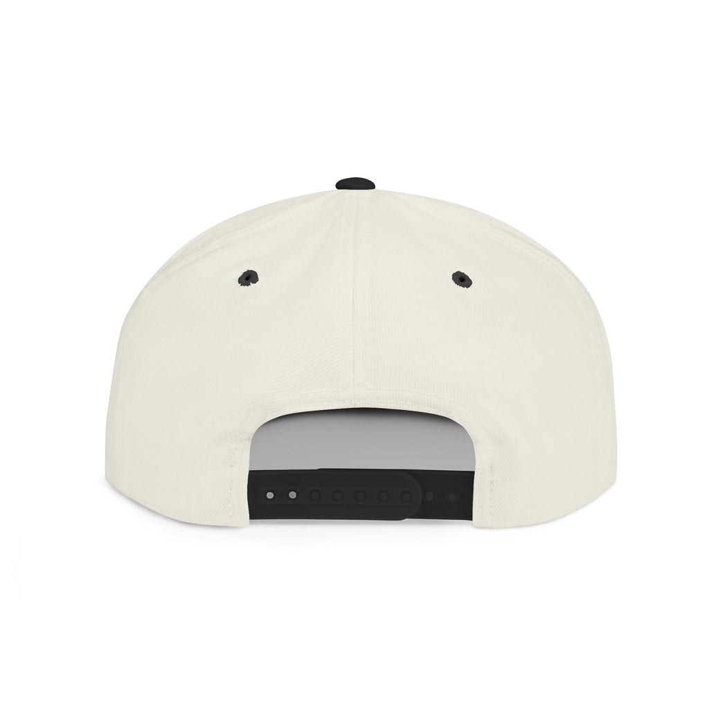 Flat Bill Snapback Hat — "Trade Raised" Logo Cap