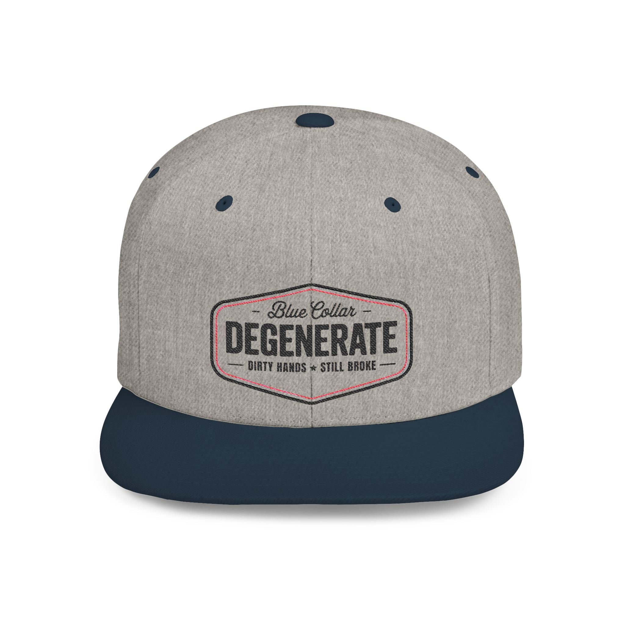 Snapback Hat — "Degenerate" Embroidered