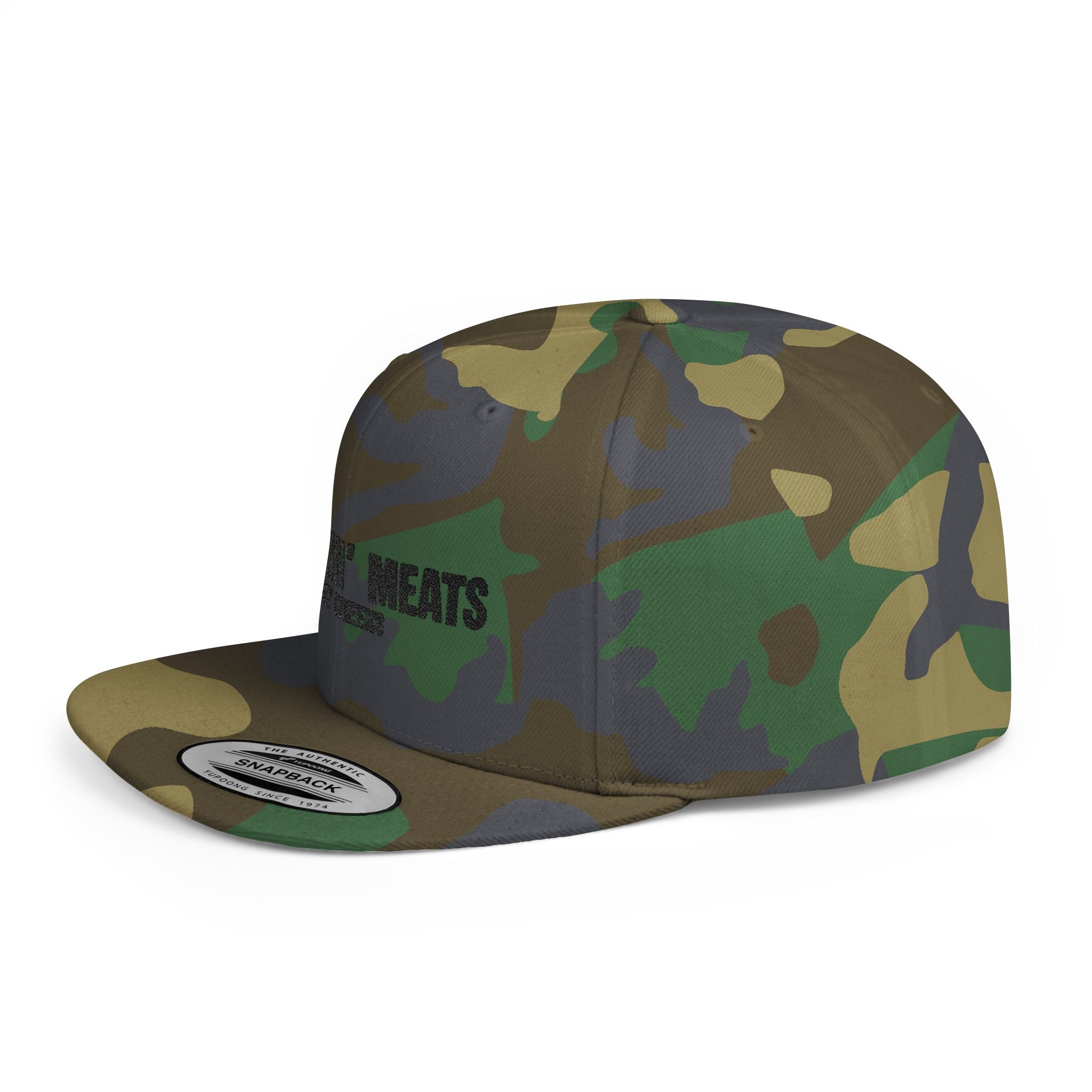 Snapback Hat — "Smokin' Meats and Clappin' Cheeks" BBQ Grill Cap