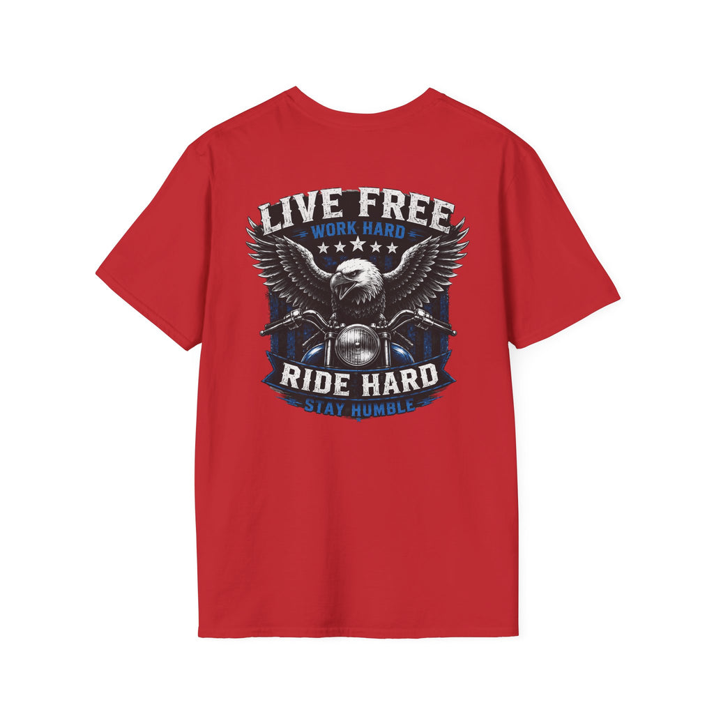 Trade Raised Ride T-Shirt — Vintage Hunting Camp Logo Tee