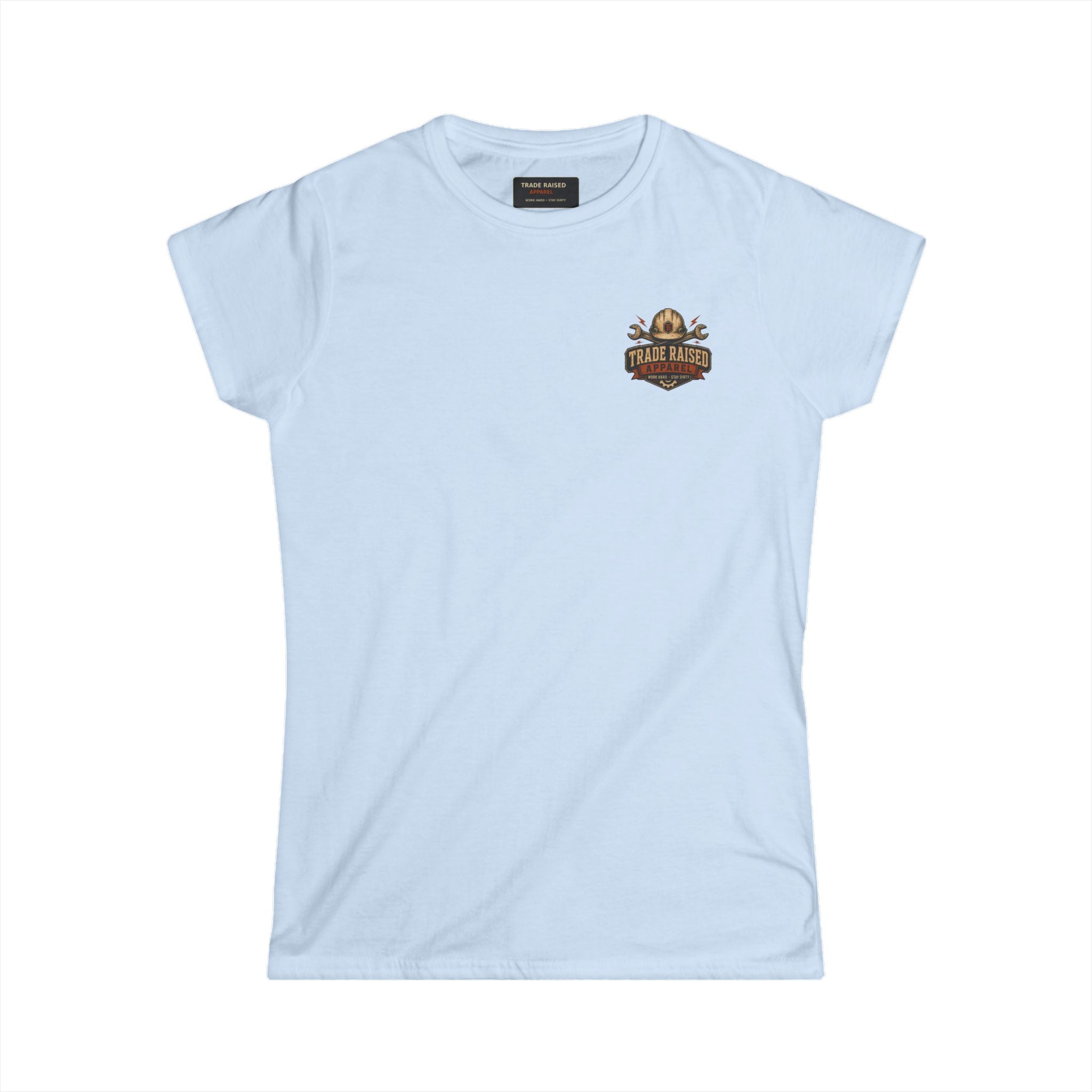 Blue Collar Mom Tee — Rustic Western Women's T‑Shirt ("Blue Collar Mom" Back Design)