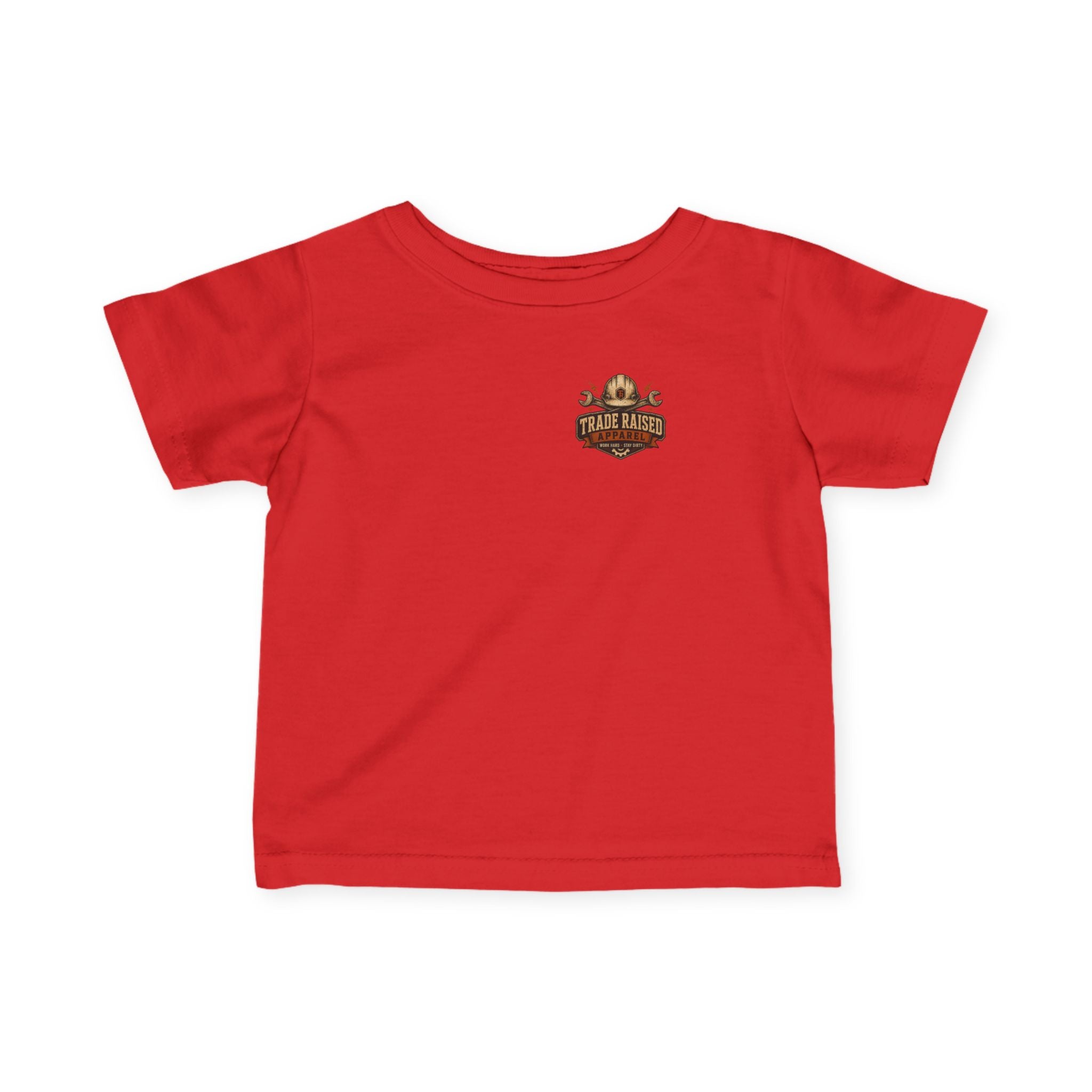Infant Tee — "Small Boots Big Attitude" Cute Baby Boot Graphic Shirt