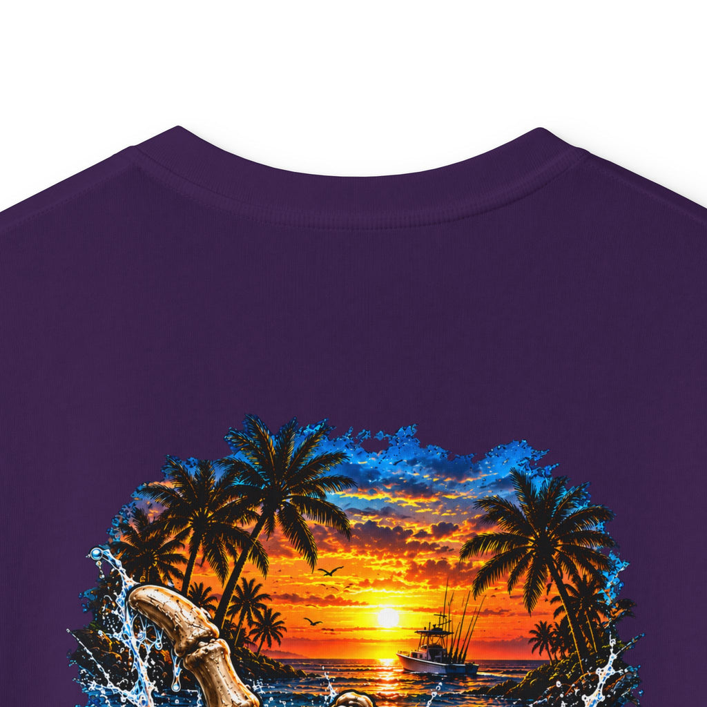 Kids T-Shirt — "Salt Water Heals Everything" Tropical Sunset Beach Tee