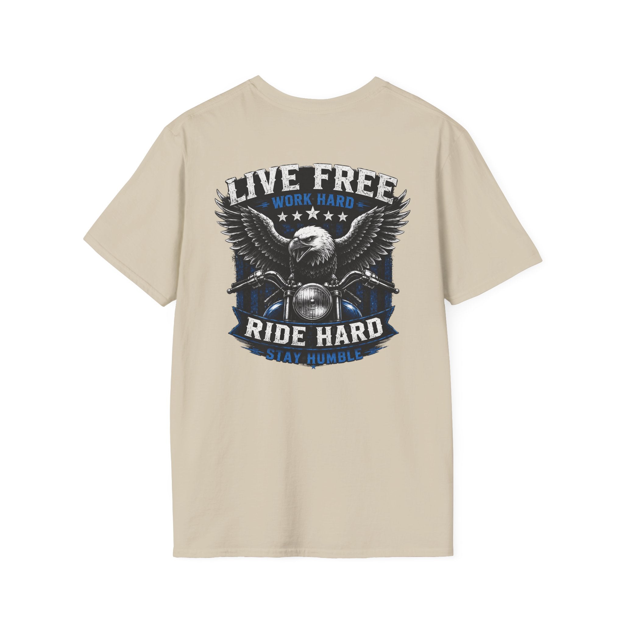 Trade Raised Ride T-Shirt — Vintage Hunting Camp Logo Tee