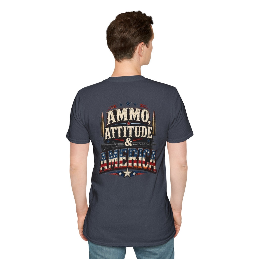 T-Shirt — Ammo, attitude and America